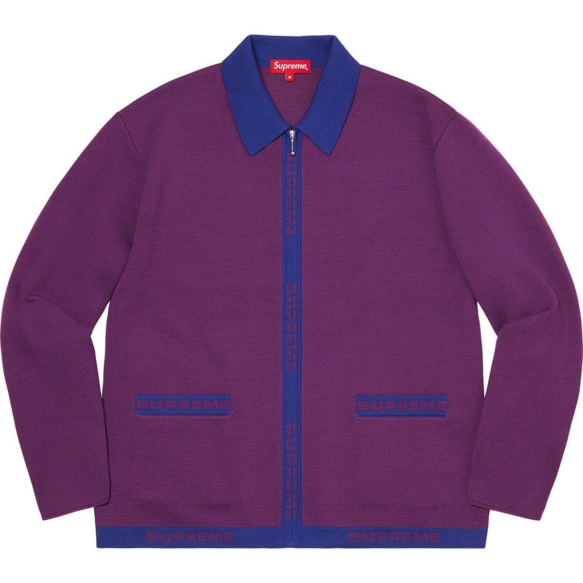 Supreme Supreme Gradient Stripe Zip Up Cardigan SS20 Tan