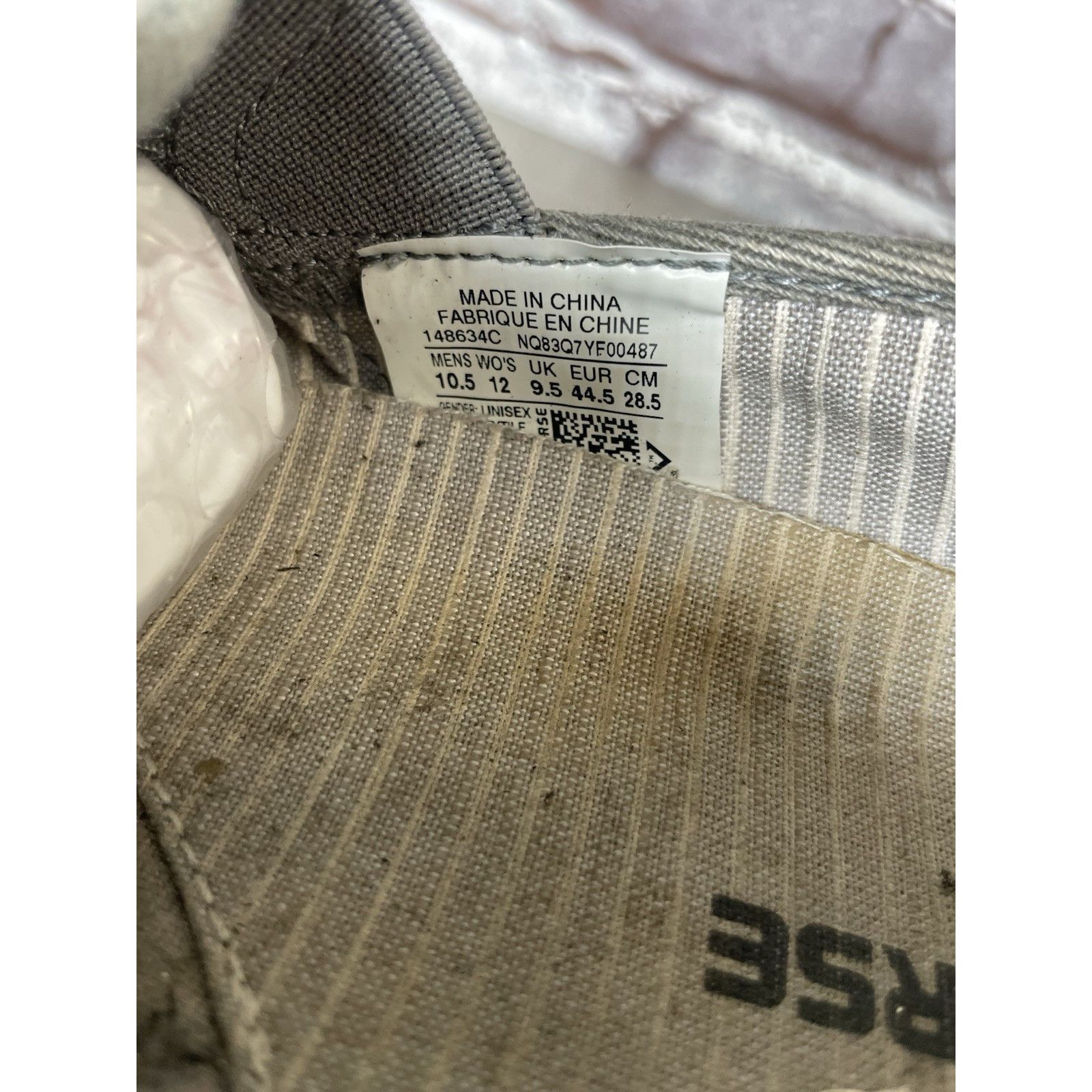 Converse Converse Jack Purcell Gray Canvas Casual Slip On Shoes Men’s Size US 10.5 / EU 43-44 - 7 Thumbnail