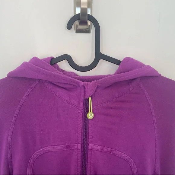 Lululemon Lululemon Vintage Scuba Full Zip up Hoodie Stretch Purple Size S / US 4 / IT 40 - 3 Thumbnail