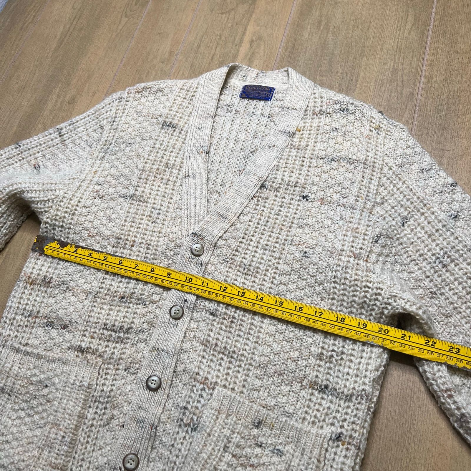 Pendleton Vintage Pendleton Virgin Wool Cardigan Sweater USA Made Sz L Size US L / EU 52-54 / 3 - 7 Thumbnail