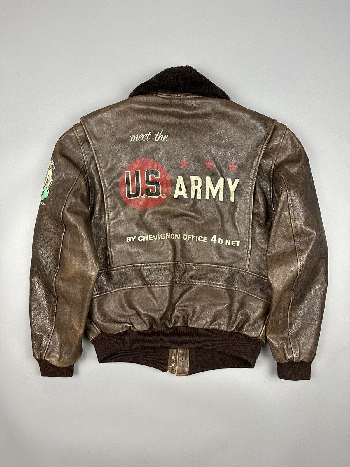 Chevignon 🔥Super Rare🔥Official Chevignon Cover Forces US Army Type G-1 Size US M / EU 48-50 / 2 - 1 Thumbnail