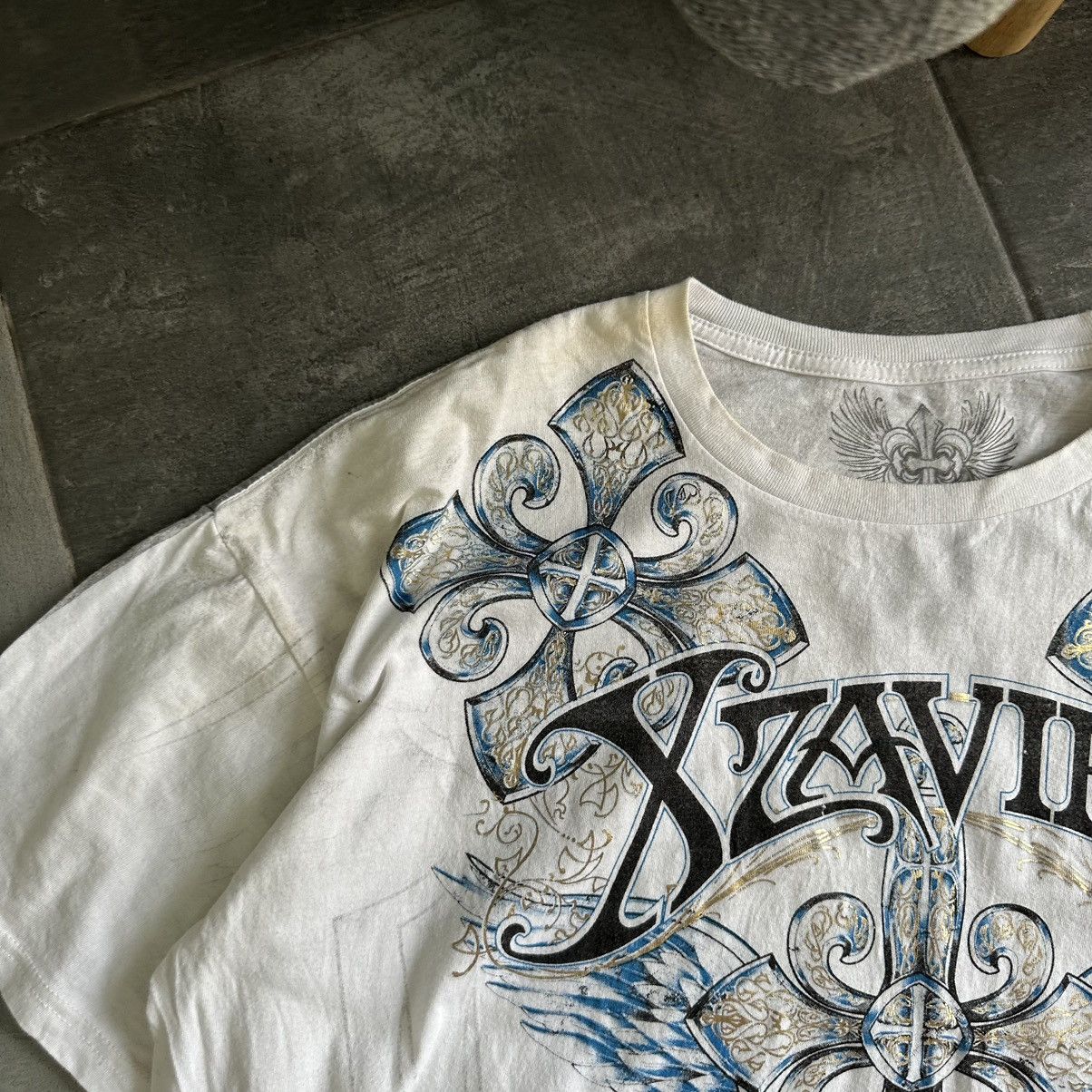 Japanese Brand × Vintage Vintage AXR Xzavier T-shirts Big Logo Band Affliction Y2K Size US XXL / EU 58 / 5 - 12 Thumbnail