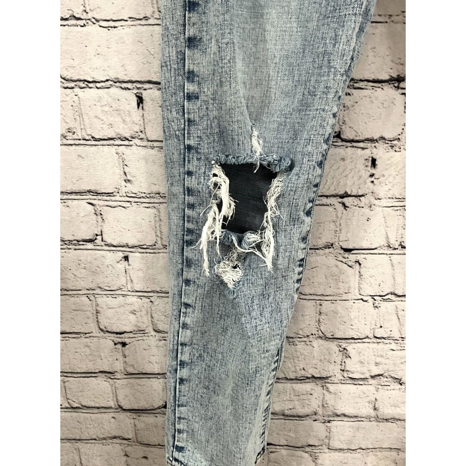 Vintage KanCan Signature Women's Jeans Relaxed Fit Size 23 Blue Denim Button Solid 5-Pocket Vintage No Boys Girls Mens Womens Size 40" / US 18 - 3 Thumbnail