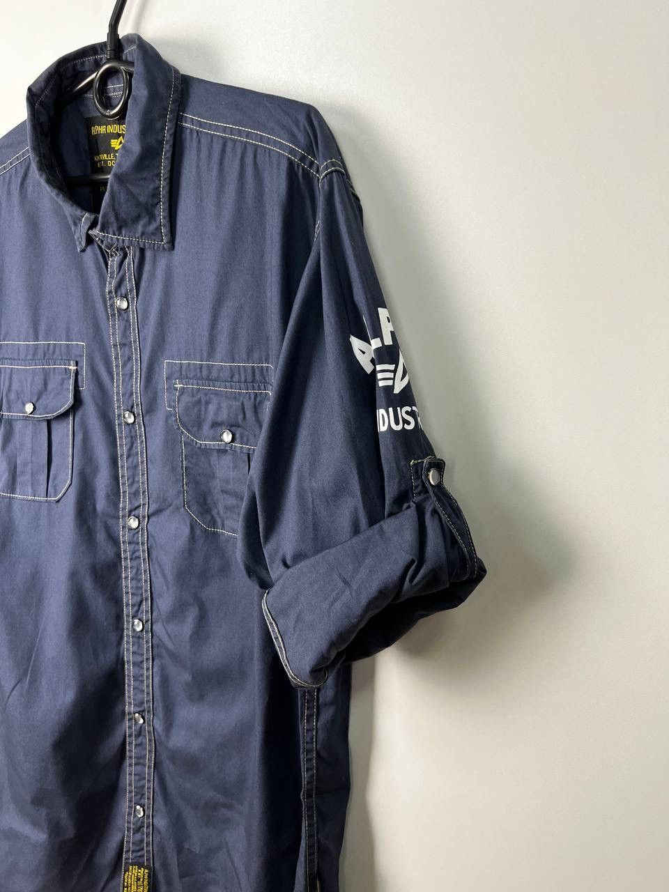 Alpha Industries Alpha Industries streetwear vintage Shirts size XL Size US XL / EU 56 / 4 - 4 Thumbnail