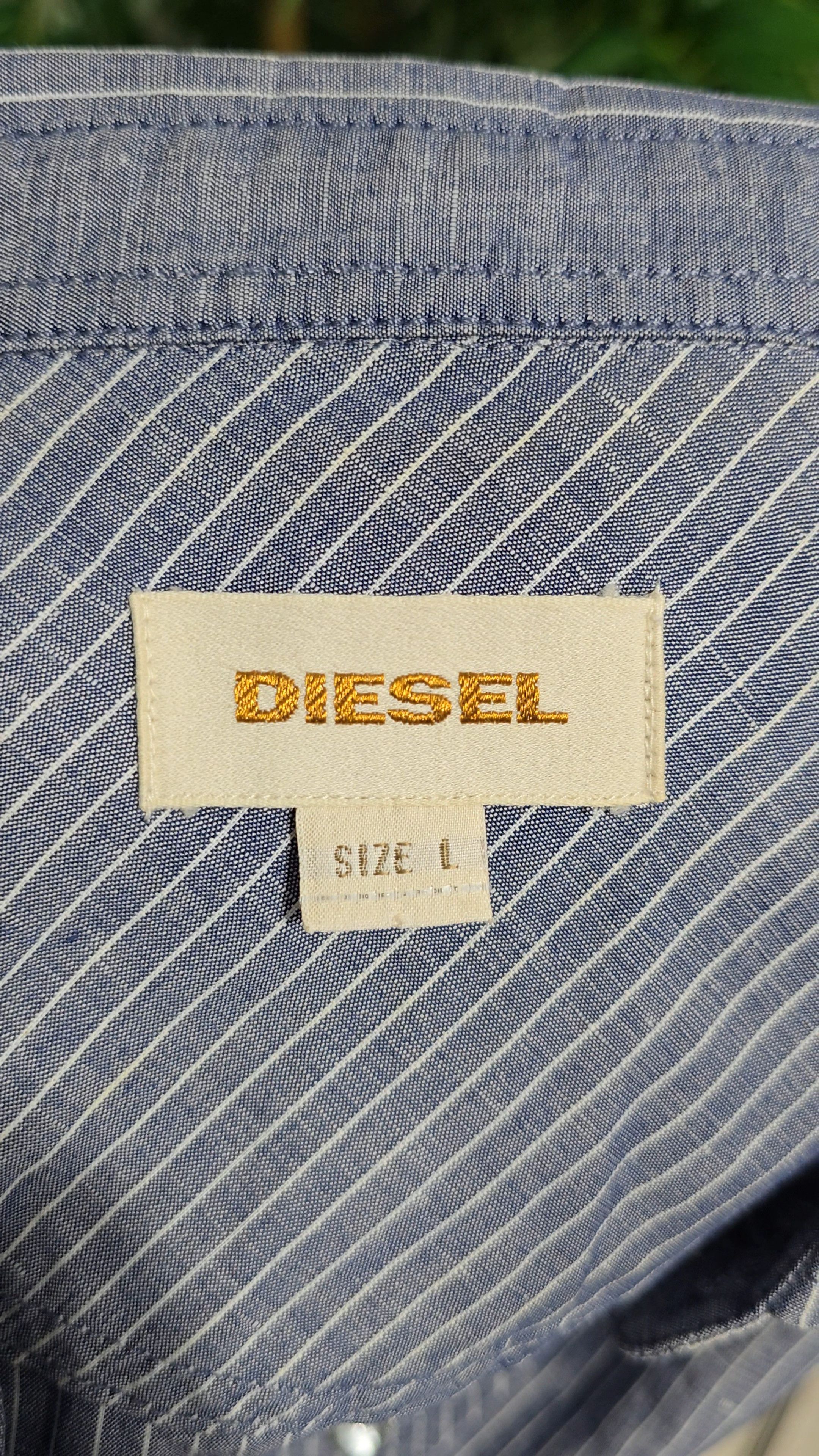 Diesel DIESEL button up shirt VINTAGE size Large Size US L / EU 52-54 / 3 - 9 Thumbnail