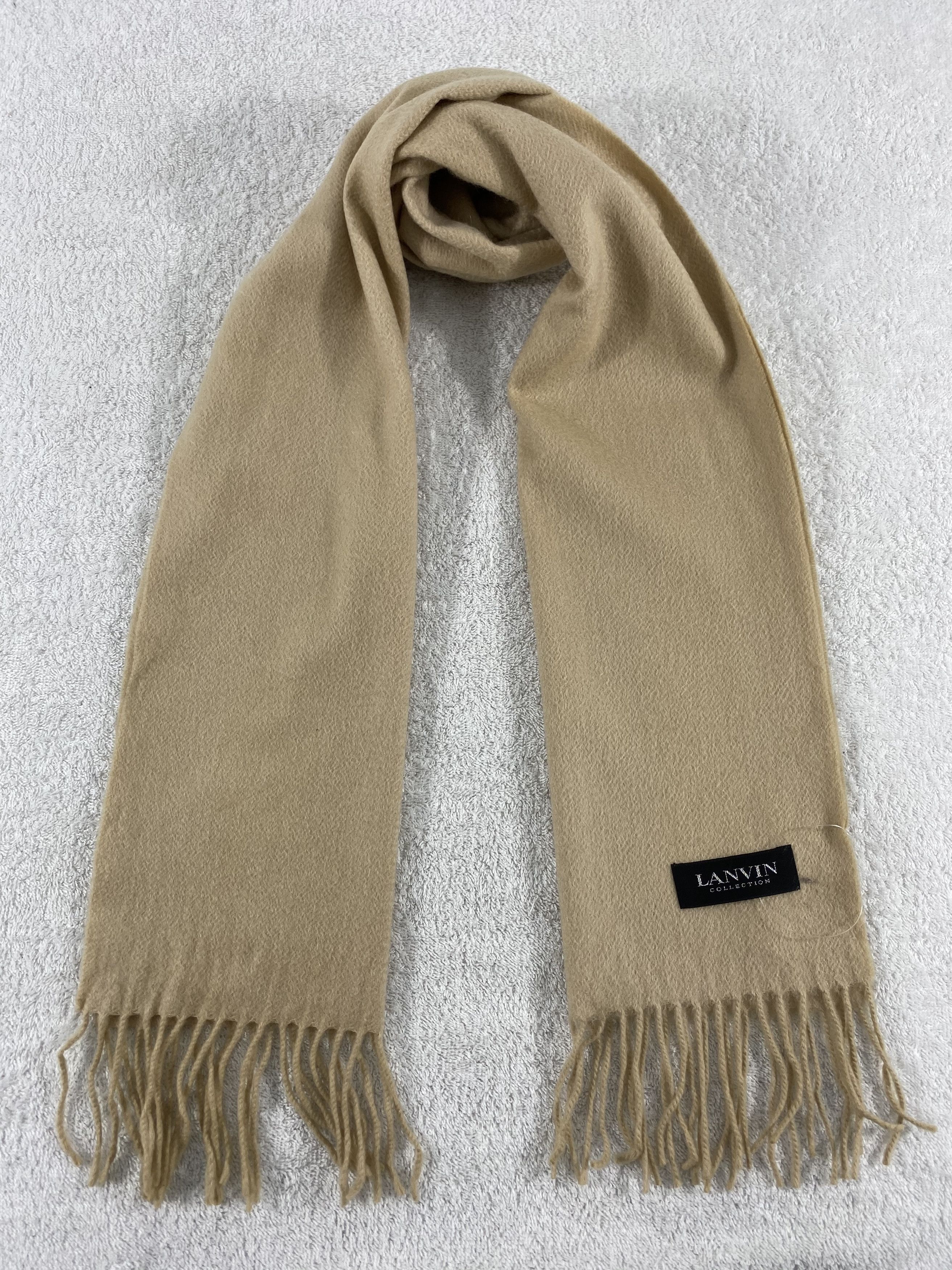 Lanvin Vintage Lanvin Scarf/Muffler/Neckwear MF668 Size ONE SIZE - 1 Thumbnail