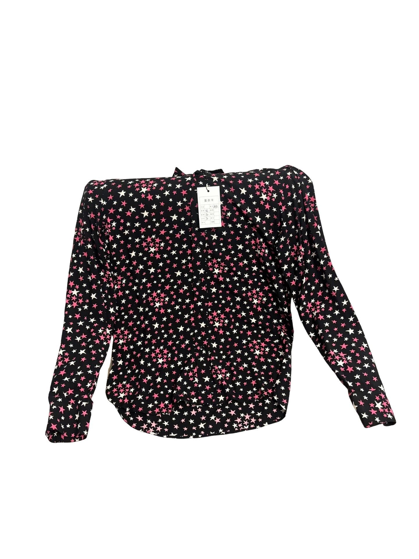 Saint Laurent Paris Saint Laurent Star Print Button Up Shirt US M Size US M / EU 48-50 / 2 - 1 Thumbnail