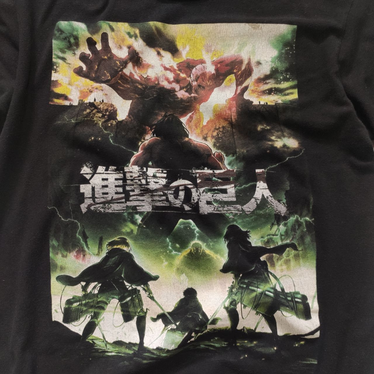 Vintage ATTACK ON TITAN SEASON 2 SHIRT Size US M / EU 48-50 / 2 - 5 Thumbnail