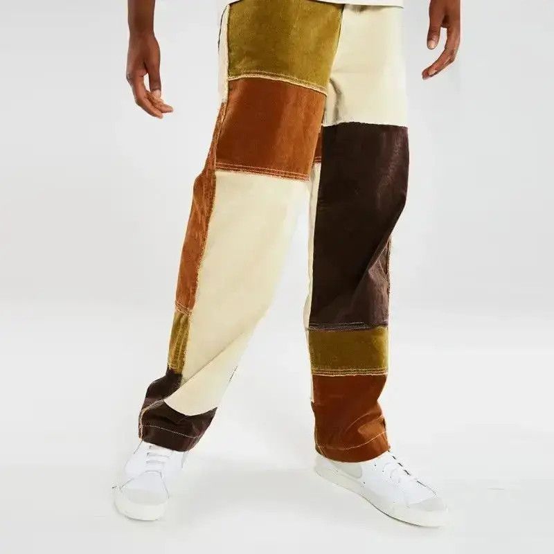 Japanese Brand Patchwork streetwear vintage hole jeans pants y2k Size US 32 / EU 48 - 4 Thumbnail
