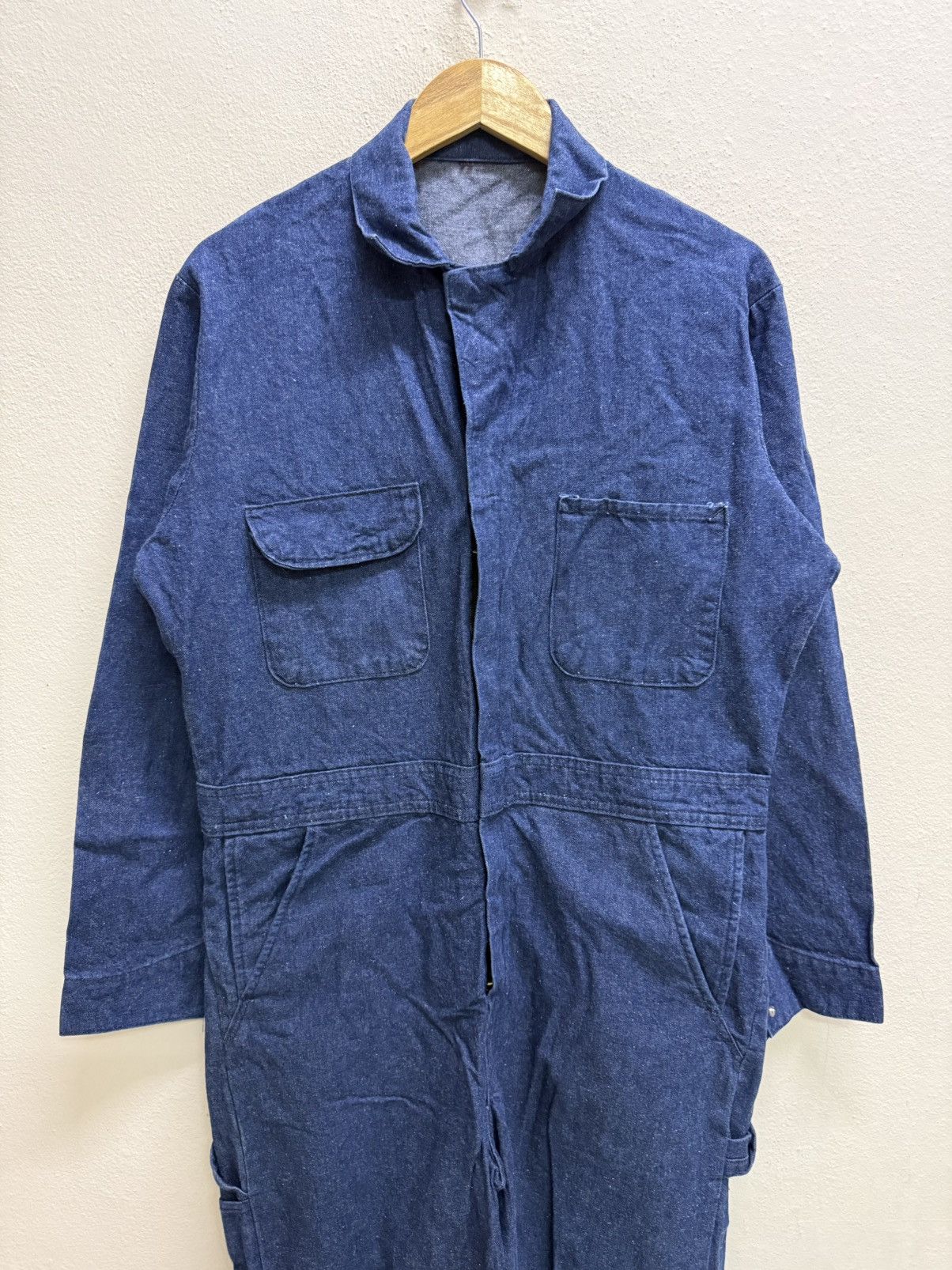 Vintage Unbranded Carpenter Denim Overall Size US 36 / EU 52 - 24 Thumbnail