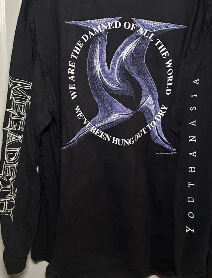 Comfort Colors Megadeth “Youthanasia” Long Sleeve Shirt XXL Size US XXL / EU 58 / 5 - 5 Thumbnail
