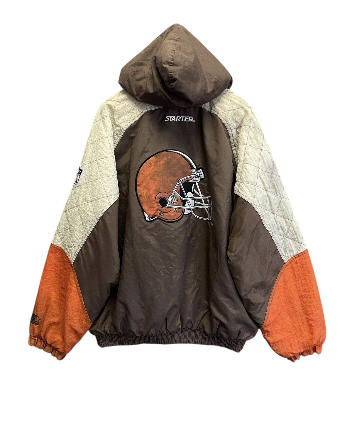 NFL Rare Design Vintage Brand Starter X NFL Browns Jacket 1990s Size US XL / EU 56 / 4 - 3 Thumbnail