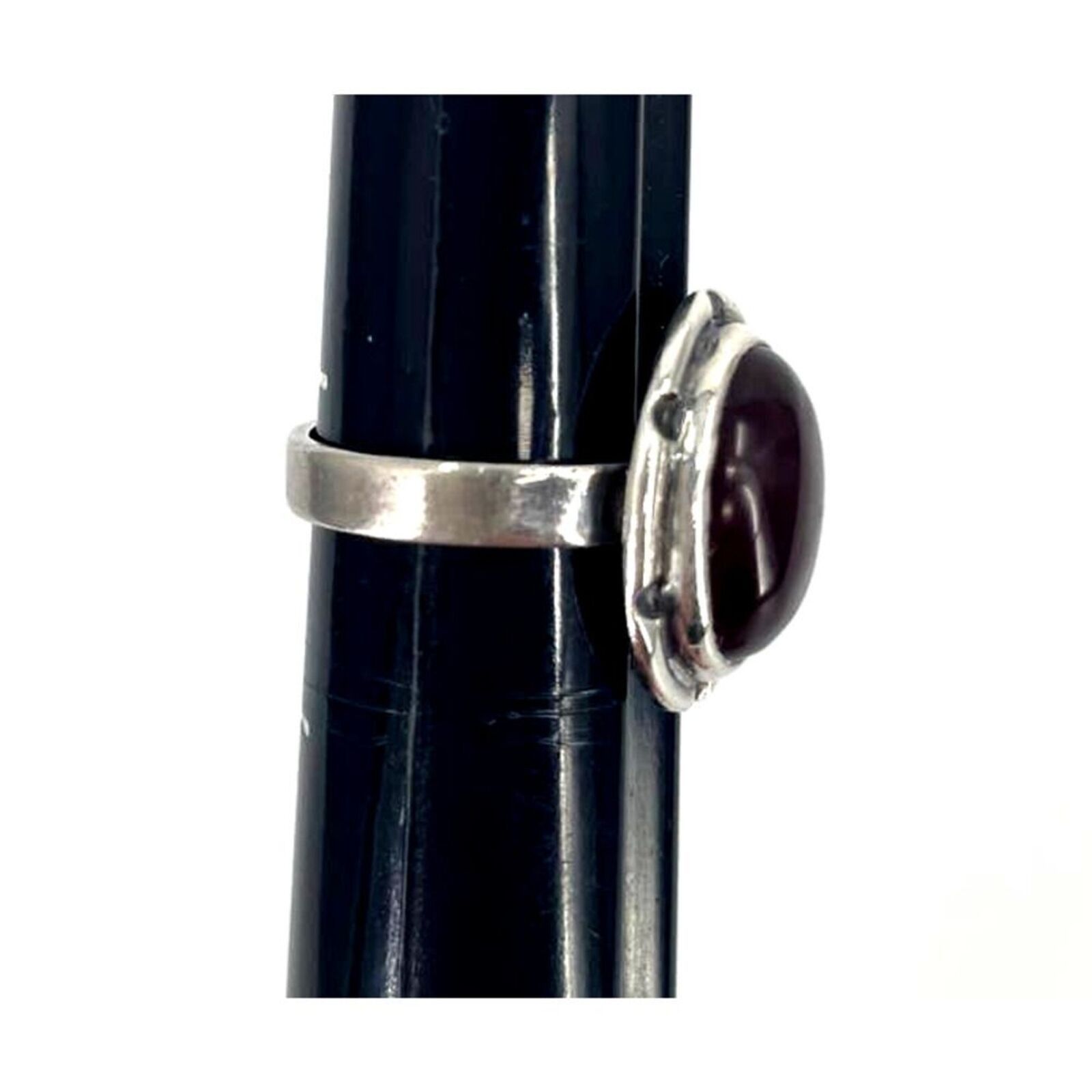 Other Vintage Sterling 925 Stamped Red Coral Gemstone Ring Size ONE SIZE - 5 Thumbnail