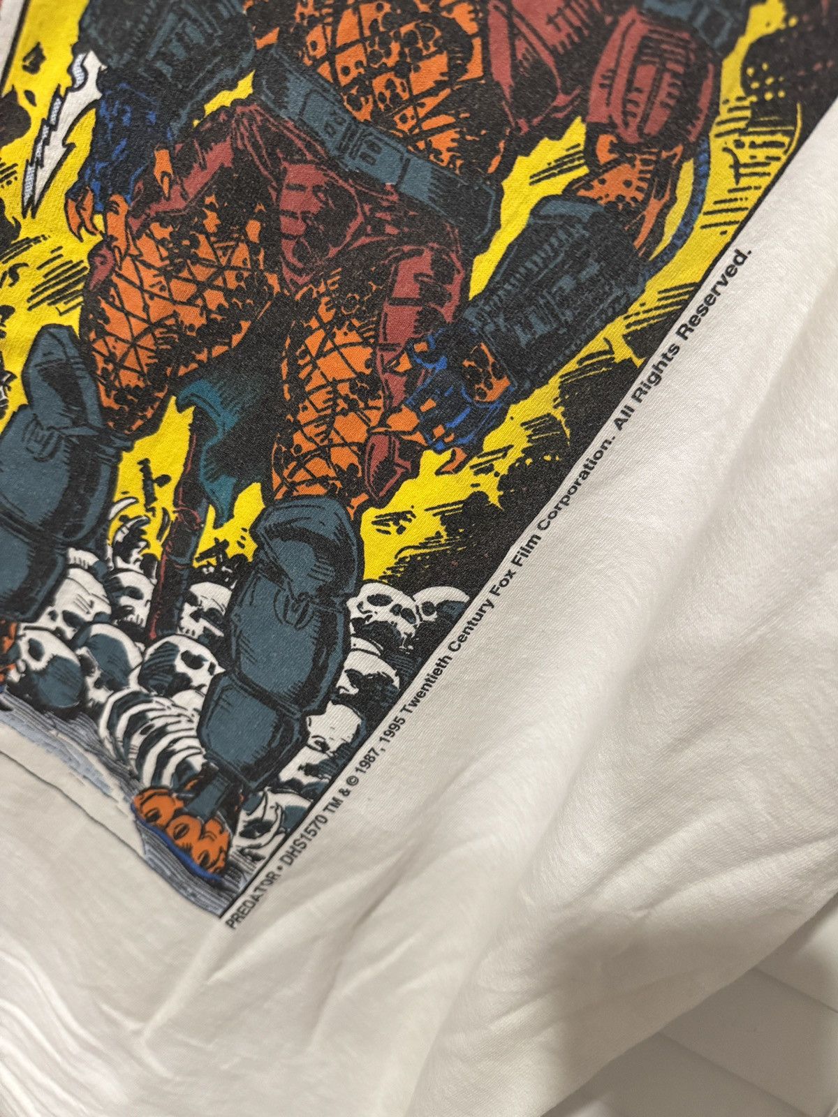 Fruit Of The Loom × Marvel Comics × Vintage 1995 XXL Predator Comic Images Vintage Marvel Dark Horse DC Size US XXL / EU 58 / 5 - 3 Thumbnail