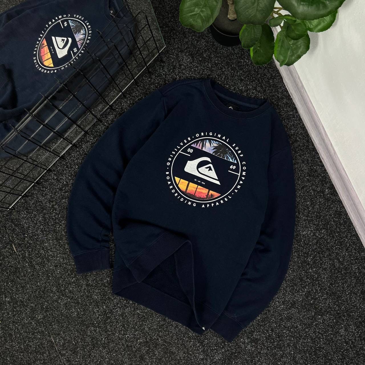 Quicksilver Quiksilver sweatshirt big logo surf style techwear oakley Size US XL / EU 56 / 4 - 1 Thumbnail