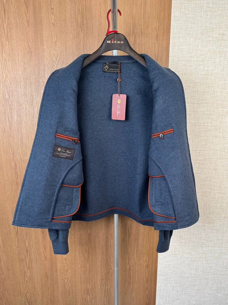 Loro Piana LORO PIANA Luo Ma Mao Excellent Classic series men's jacke Size US S / EU 44-46 / 1 - 5 Thumbnail