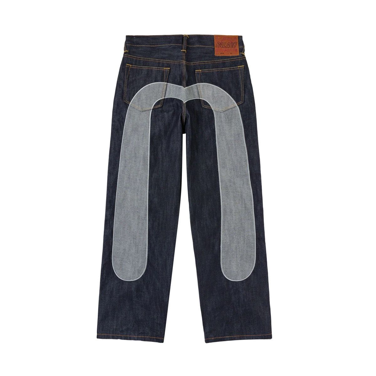 Evisu × Palace Palace X Evisu Denim Jean Stone Wash | Grailed