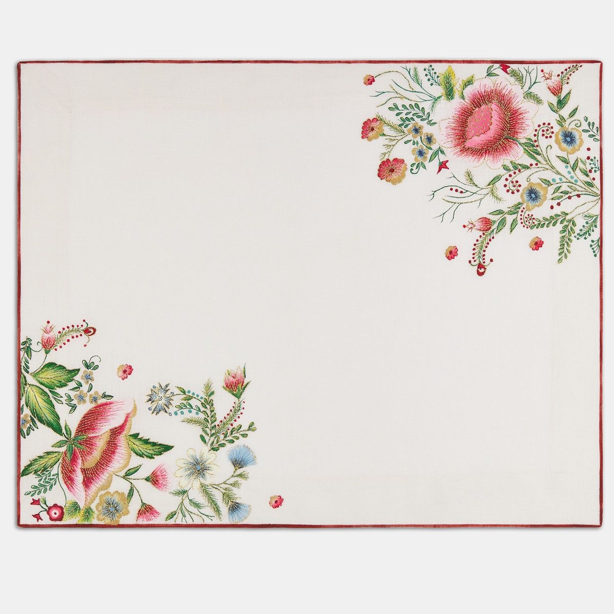 Dior o1bcso1str0226 Size:OS/Placemat And Napkin Set in Red Size ONE SIZE - 1 Thumbnail