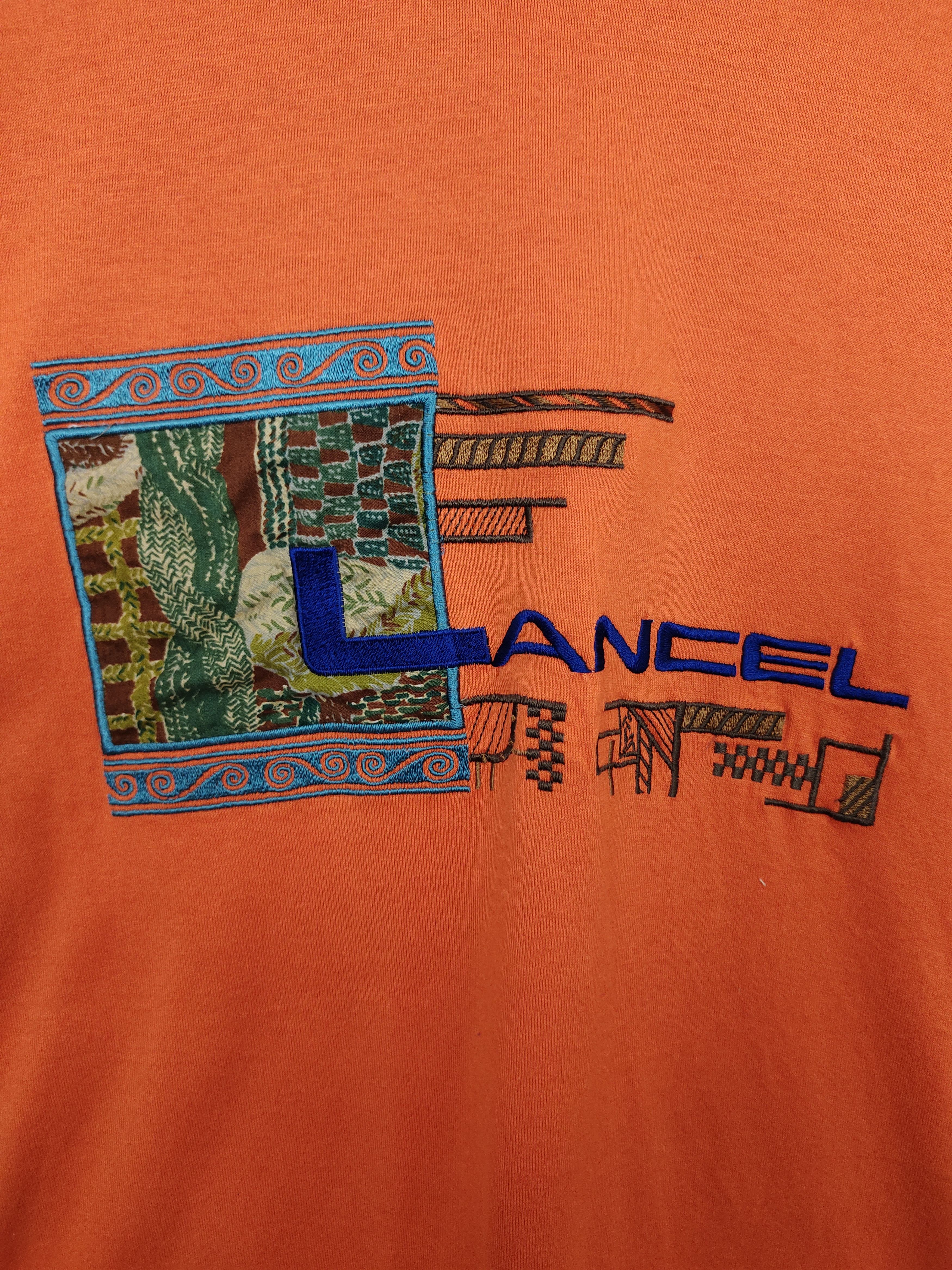 Lancel Vintage Lancel Paris Embroidered T Shirt Size US M / EU 48-50 / 2 - 3 Thumbnail