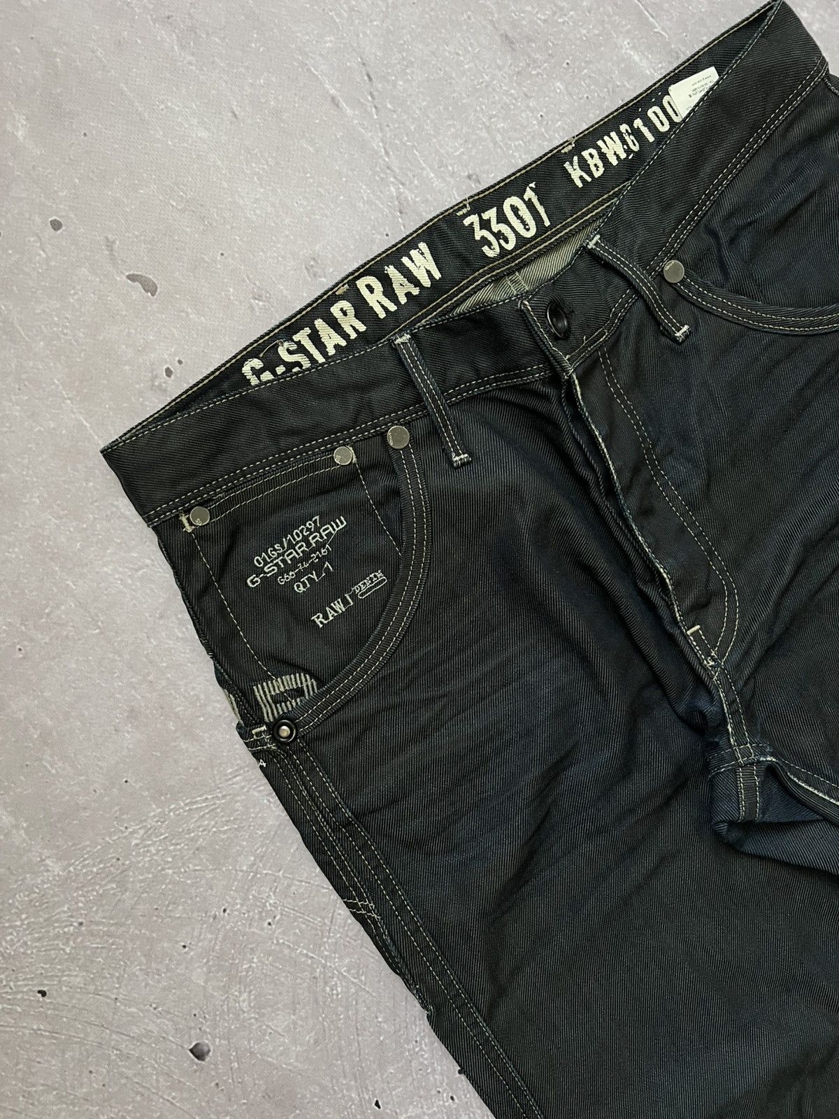 G-Star G Star Raw Jeans With Vintage Embroidery And Large Logo 36 Size US 36 / EU 52 - 8 Thumbnail