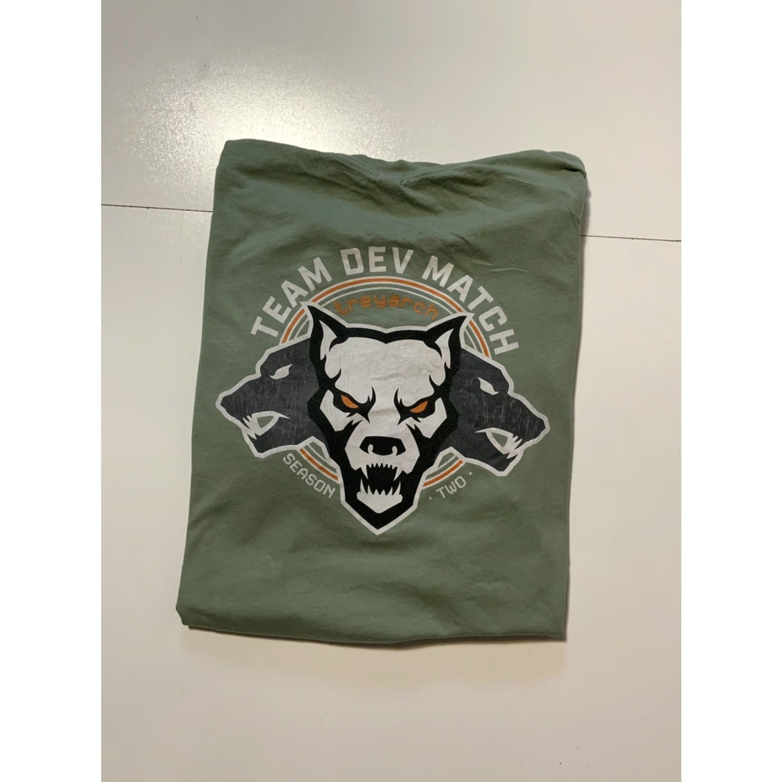 Vintage VINTAGE Call Of Duty Black Ops Treyarch Team Dev Match Development Team Season 2 T-Shirt Mens XL Green Size US XL / EU 56 / 4 - 2 Thumbnail