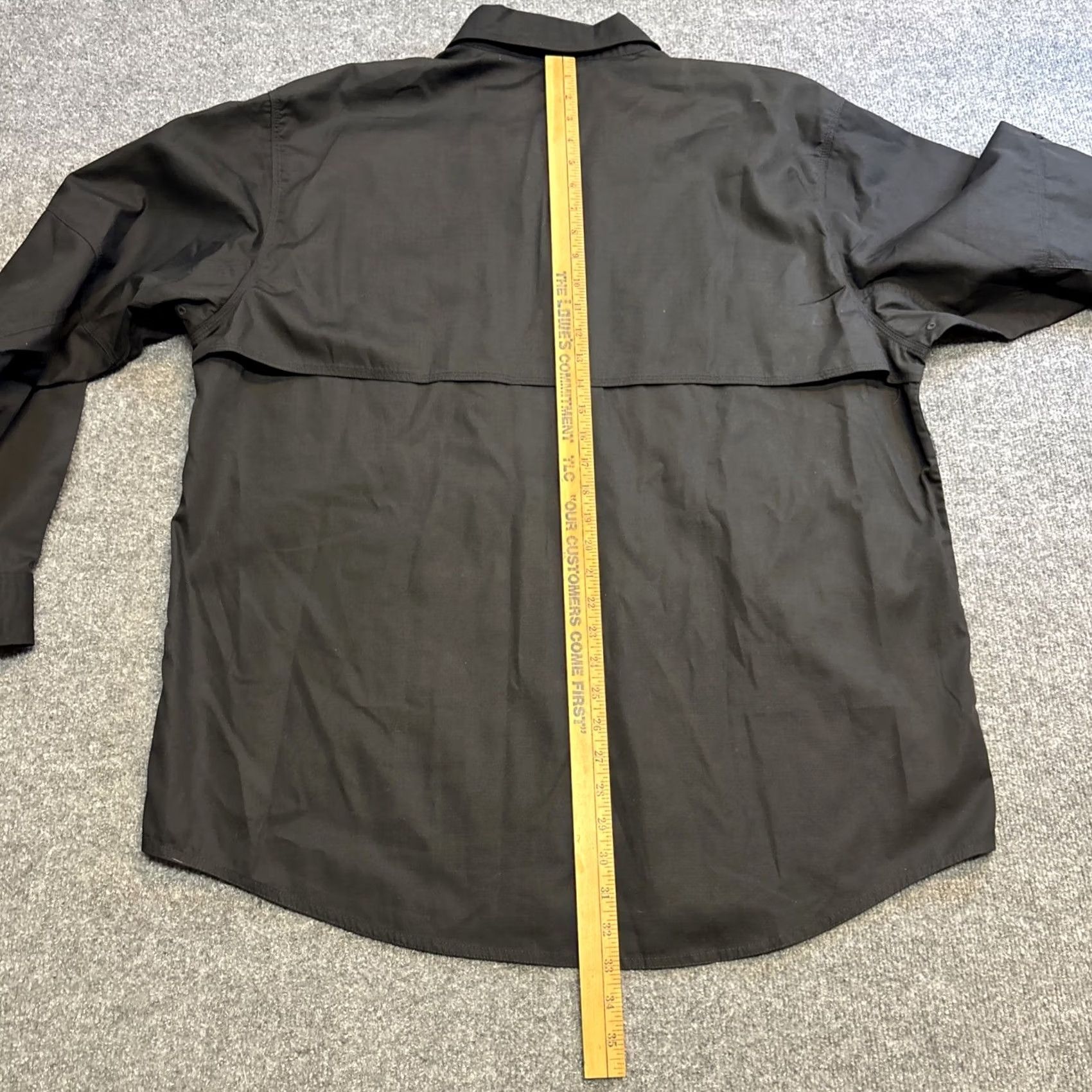 Vintage 5.11 Tactical Twill TDU Long Sleeve Shirt Mens XL Black Button Up Pockets Size US XL / EU 56 / 4 - 7 Thumbnail
