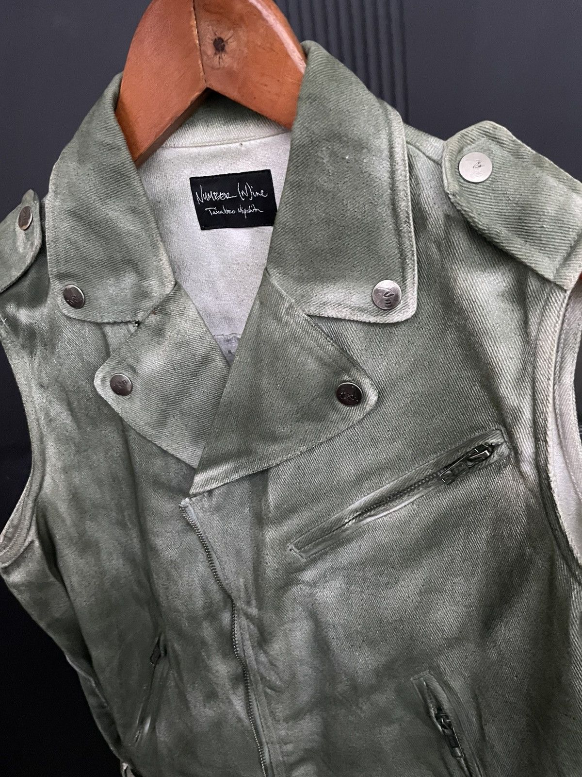 Levi's NUMBER (N)INE takahiro miyashita biker vest size S Size US M / EU 48-50 / 2 - 5 Thumbnail
