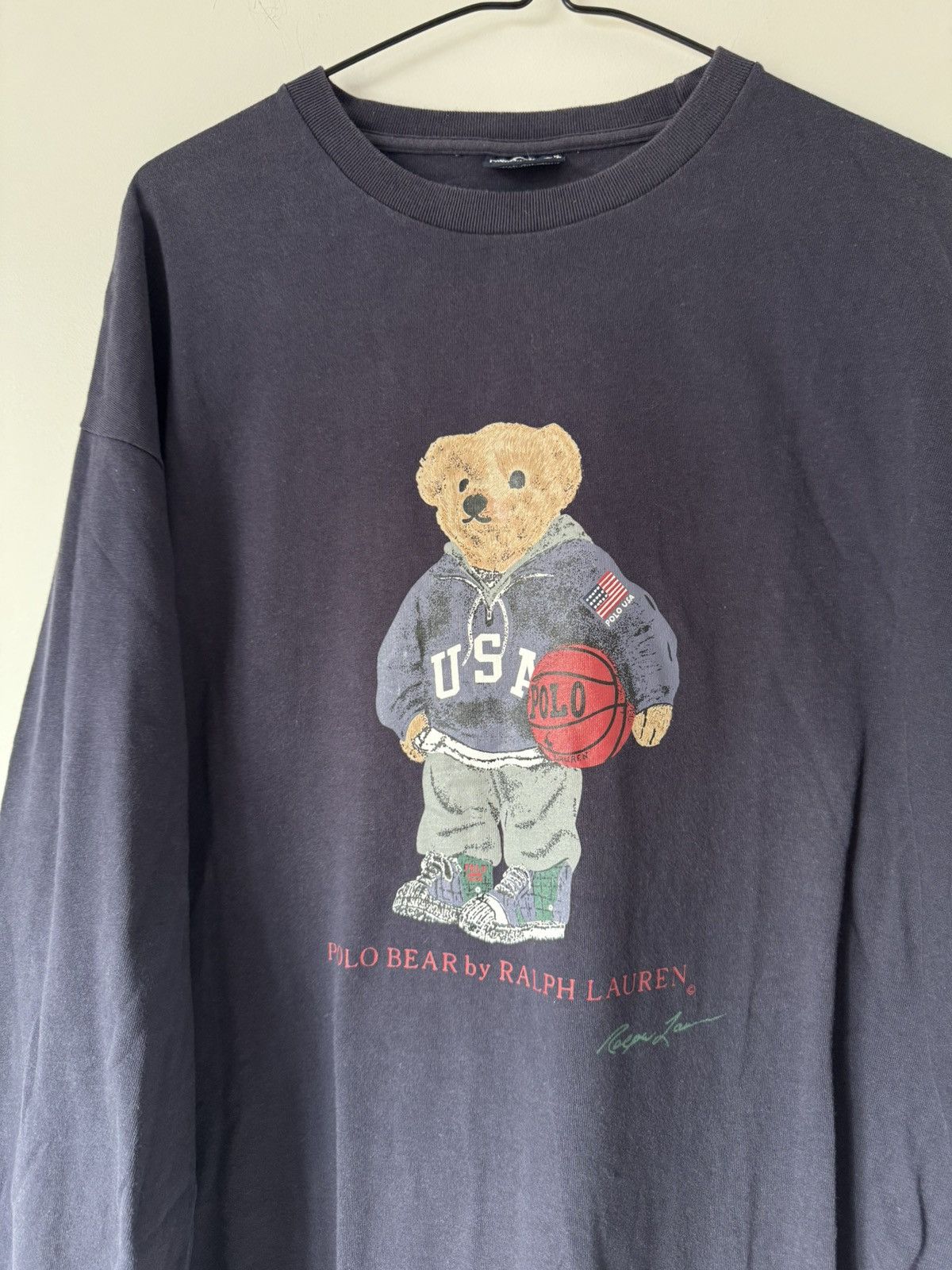 Polo Ralph Lauren Ralph Lauren bear long sleeve tshirt Size US L / EU 52-54 / 3 - 2 Thumbnail