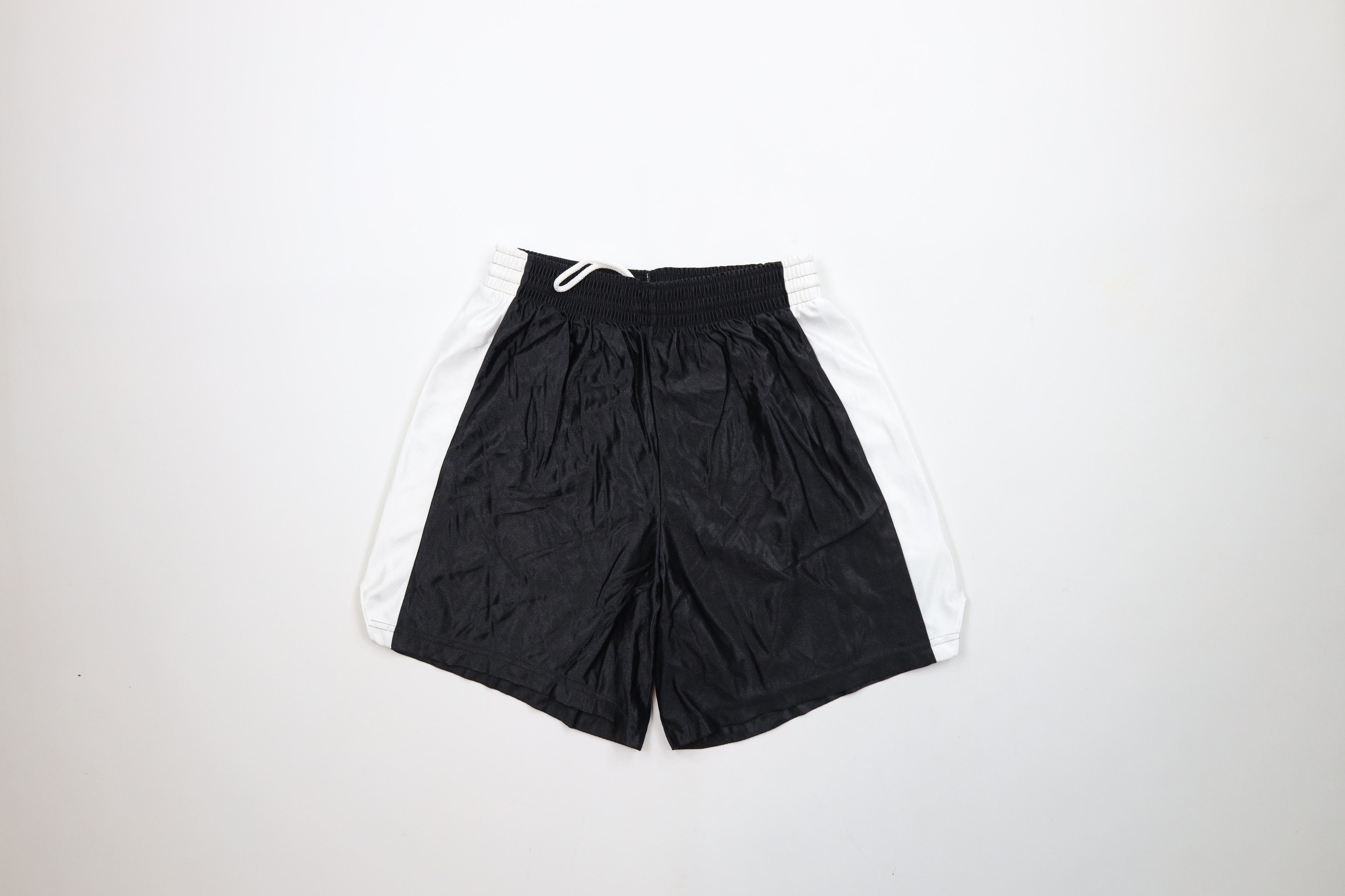 Vintage Vintage 90s Streetwear Block Above Knee Shorts Black USA Size US 32 / EU 48 - 1 Thumbnail