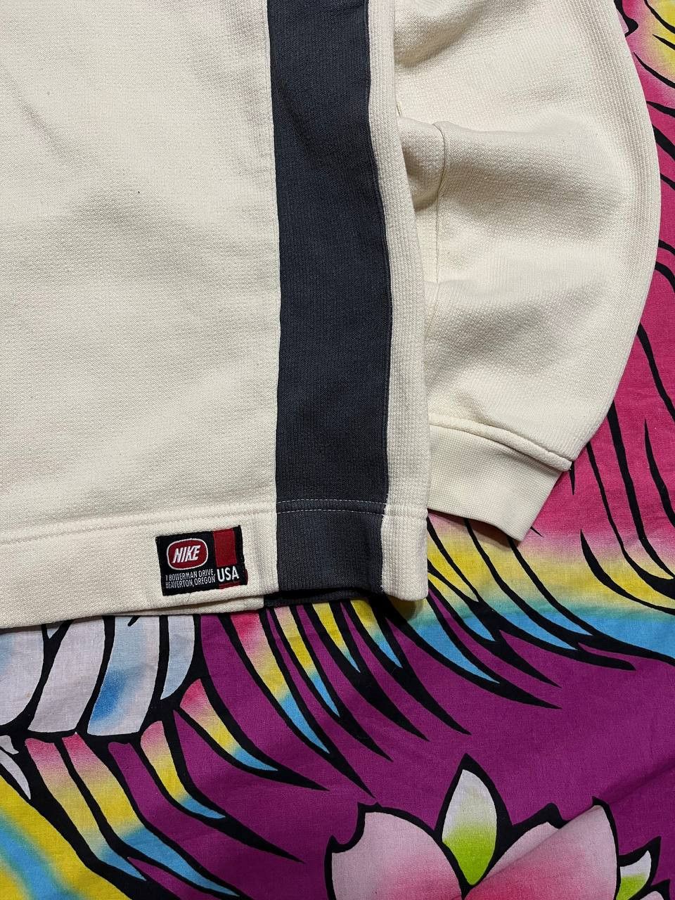 Nike × Vintage Vintage Nike 1/3 zip sweatshirt in white 00s Size US S / EU 44-46 / 1 - 7 Thumbnail