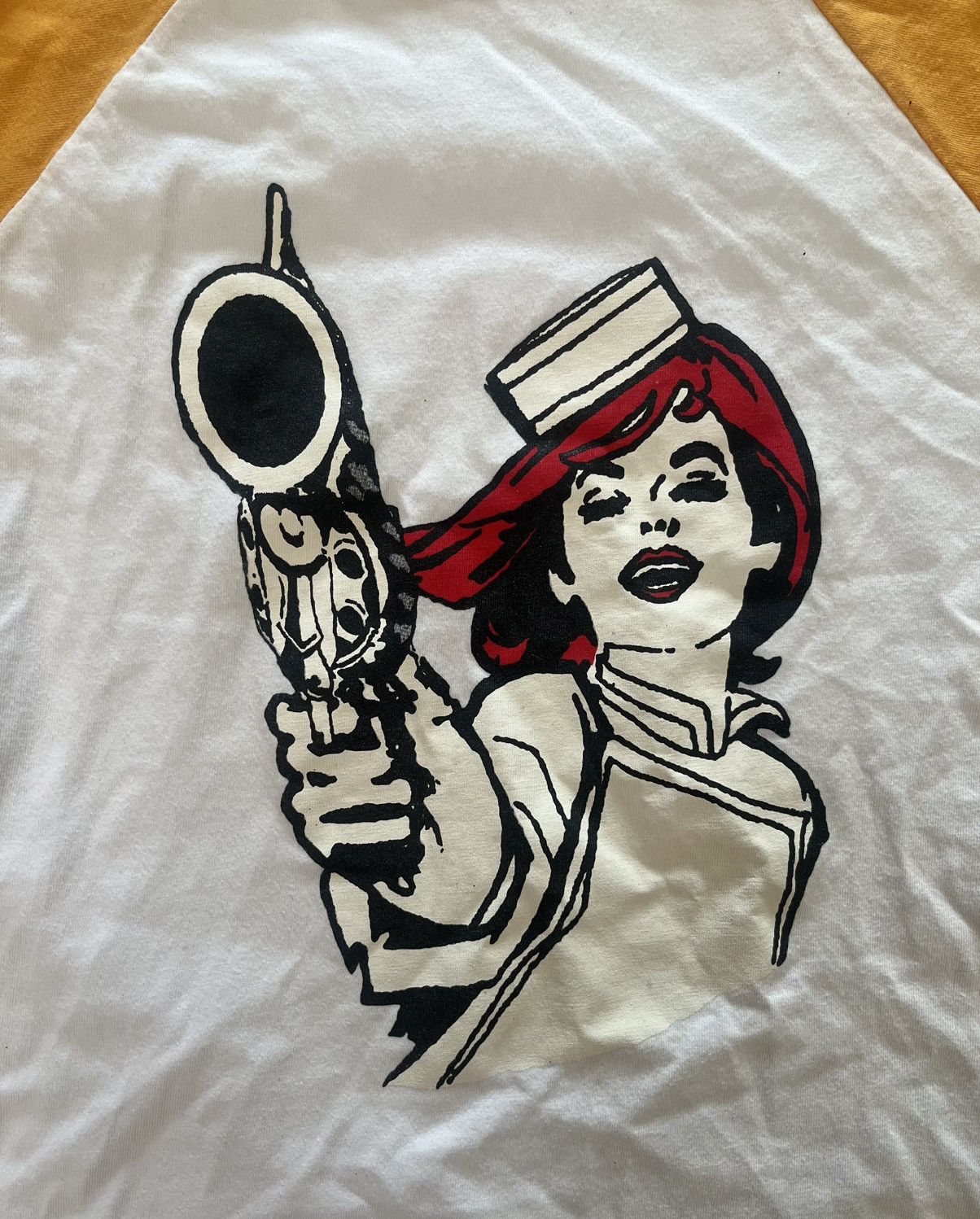 Beauty Beast Beauty:Beast 1990s Sweet Blood Honey Raglan Tee Shirt Size US S / EU 44-46 / 1 - 3 Thumbnail
