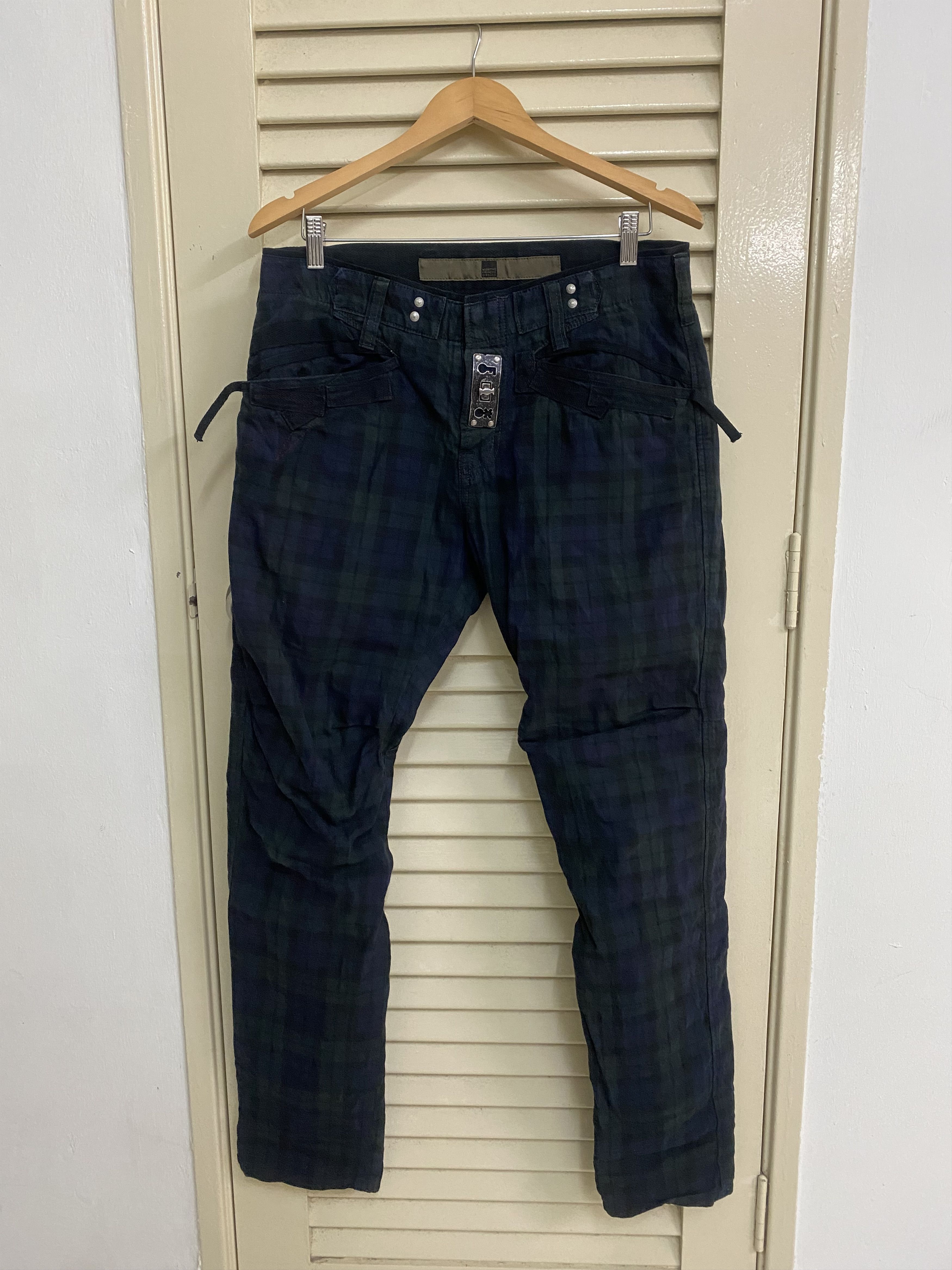 Marithe + Francois Girbaud Marithe Francois Girbaud Plaid Check Pants Size US 33 - 1 Thumbnail