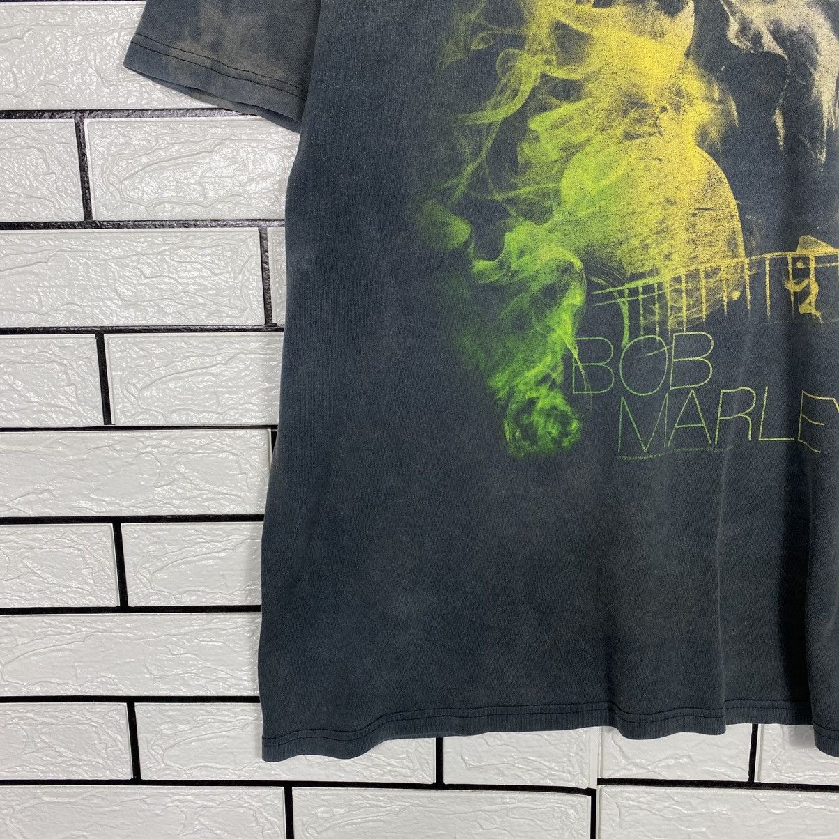 Vintage 📌Vintage Distressed T-Shirt Bob Marley Full Print Size US M / EU 48-50 / 2 - 5 Thumbnail