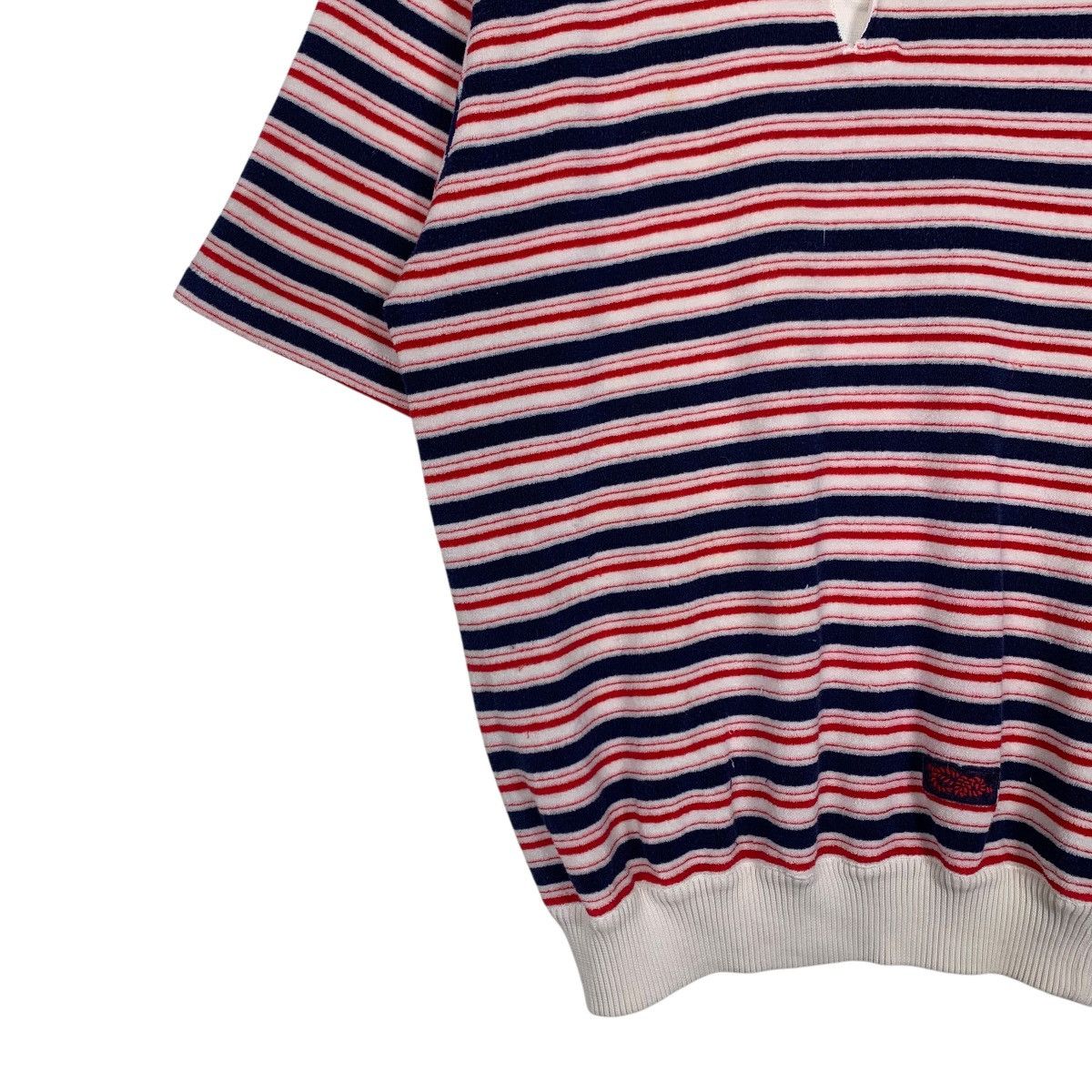 Playboy PLAYBOY Striped Short Sleeve Jumper #2000-C87 Size US L / EU 52-54 / 3 - 3 Thumbnail