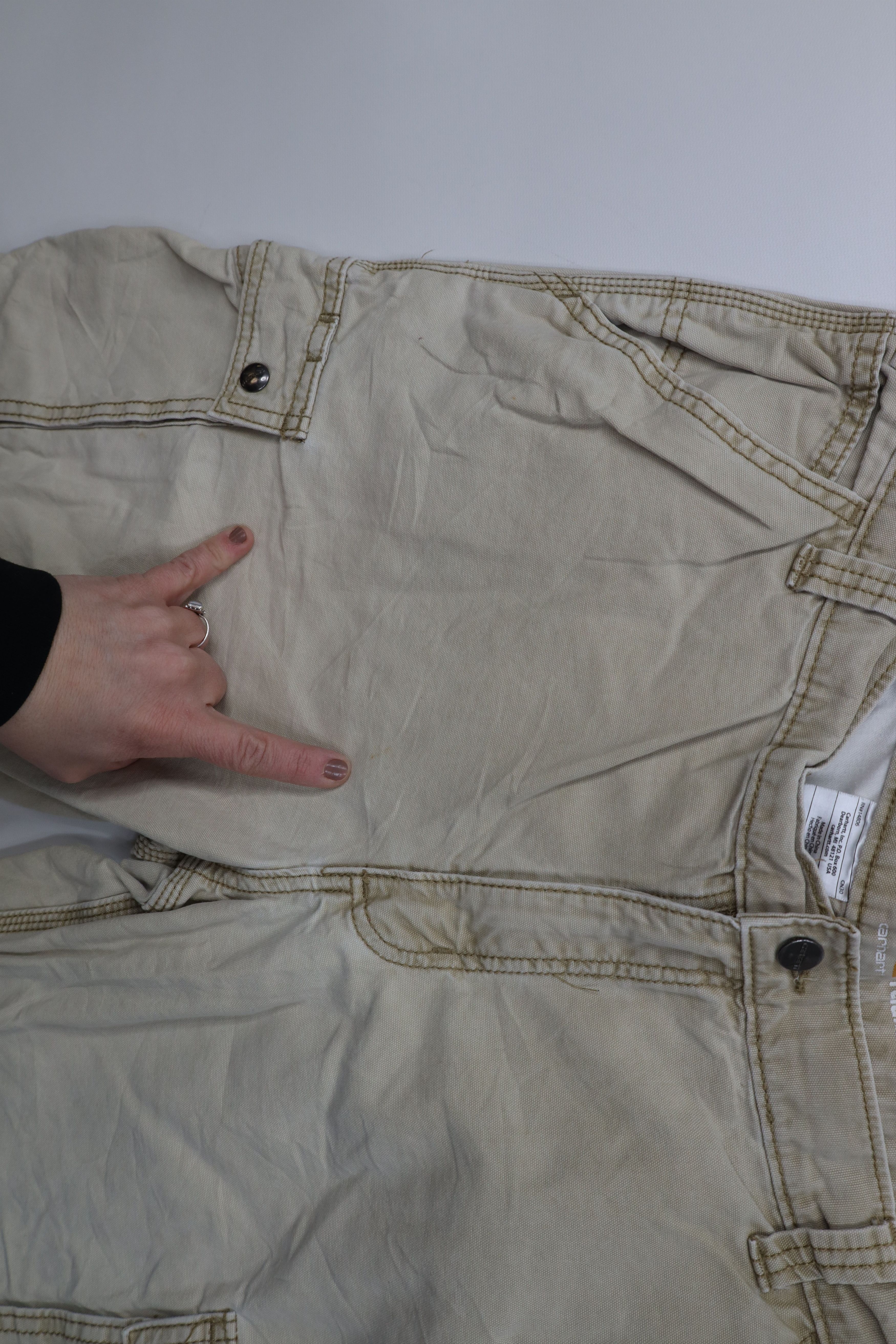 Carhartt Vintage Y2K Carhartt Relaxed Fit Wide Leg Cargo Pants Size US 38 / EU 54 - 6 Thumbnail