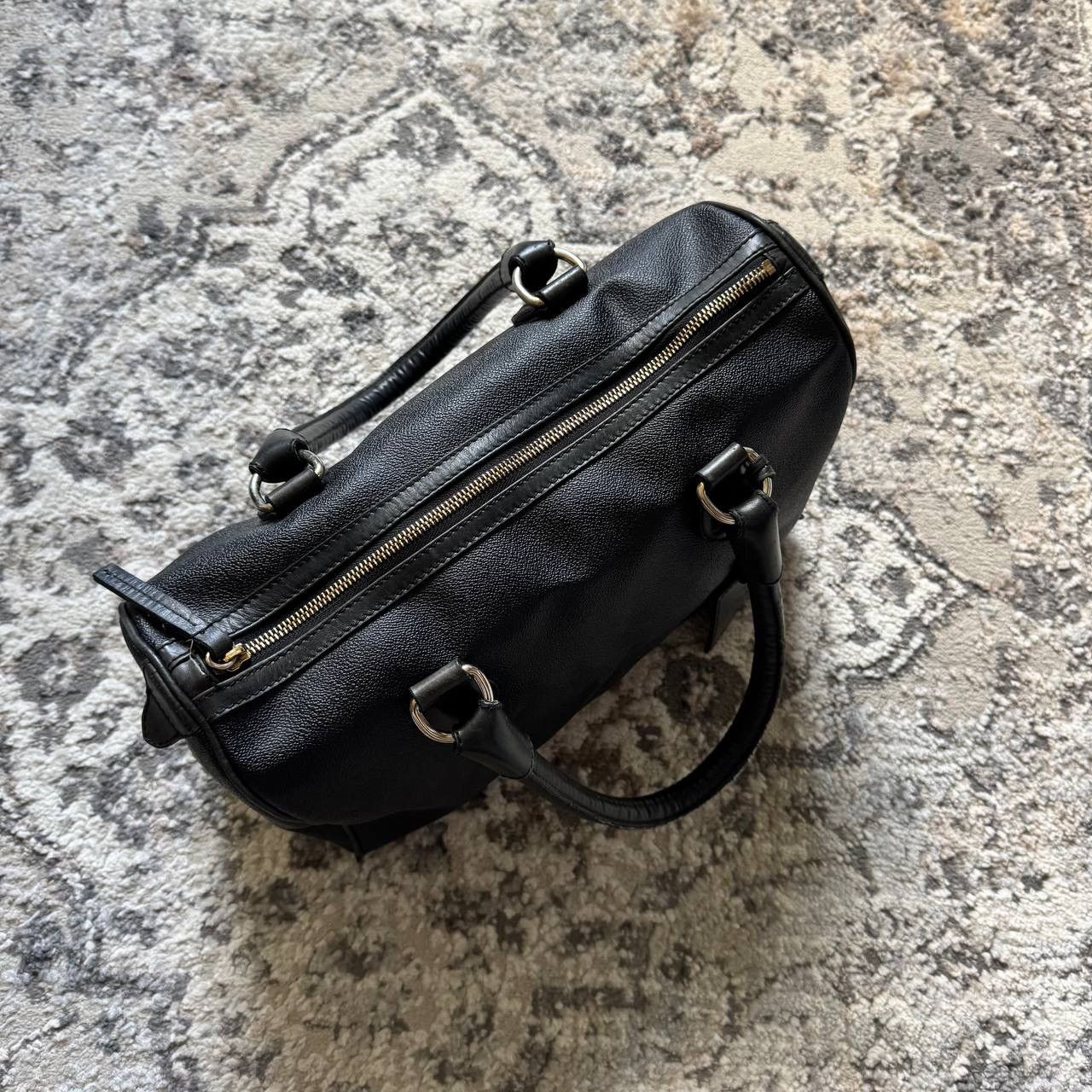 Escada Avant Garde Escada Black Luggage Leather Handle Bag Size ONE SIZE - 2 Thumbnail