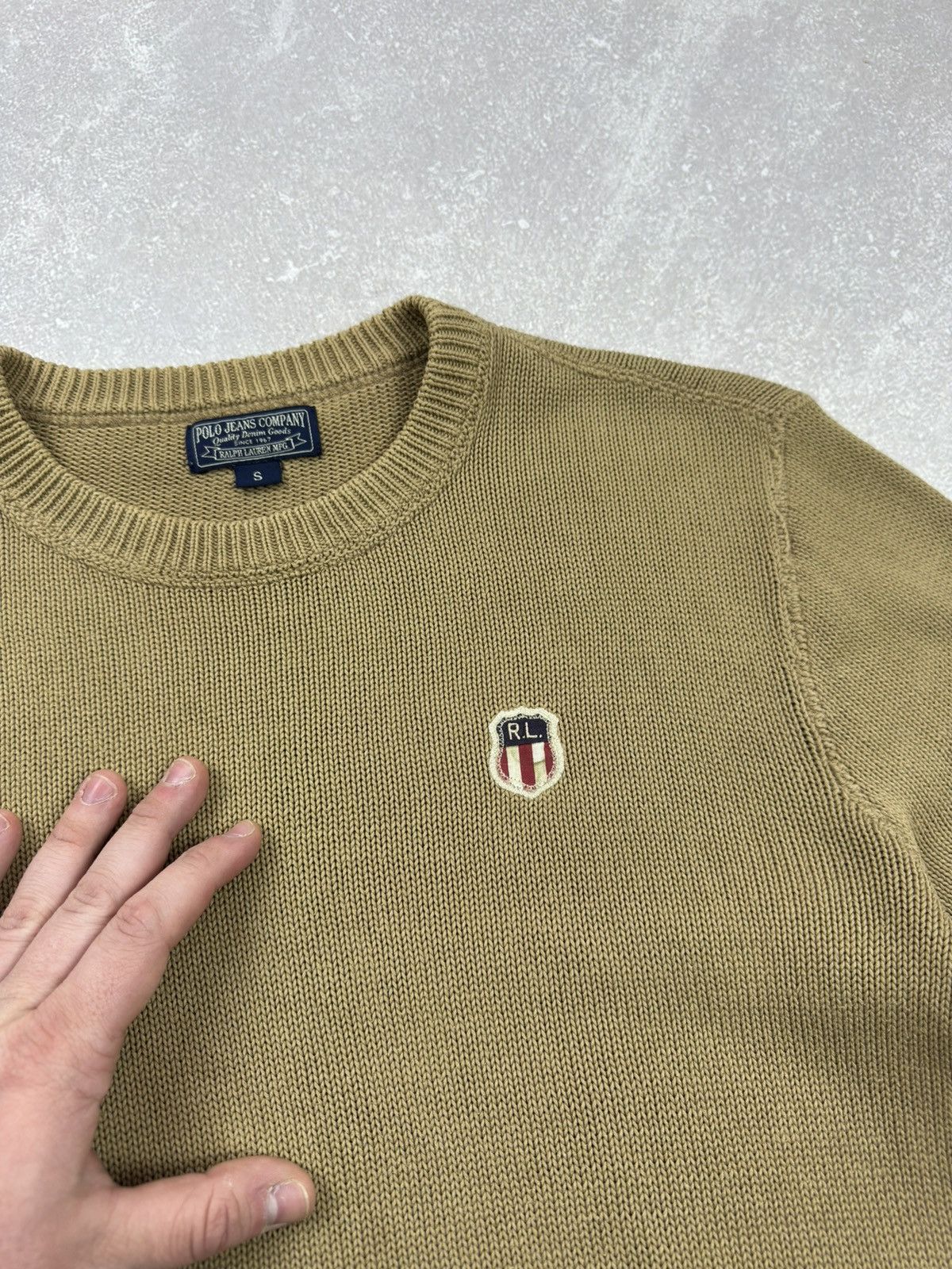 Polo Ralph Lauren Vintage Polo Jeans Company Ralph Lauren Cotton Knit Sweater Size US S / EU 44-46 / 1 - 7 Thumbnail