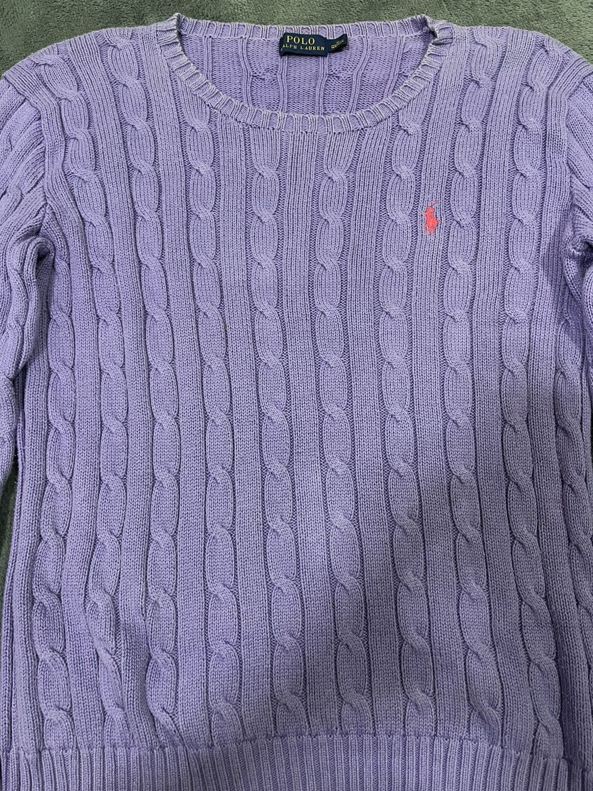 Polo Ralph Lauren Polo Ralph Lauren Cable Knit Sweater Size M / US 6-8 / IT 42-44 - 3 Thumbnail