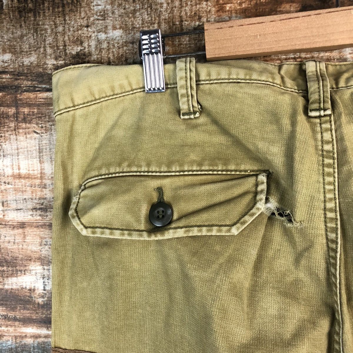 Alpha Industries DL Alpha Industries Green Cargo Multipocket Pants #C613 Size US 34 / EU 50 - 16 Thumbnail
