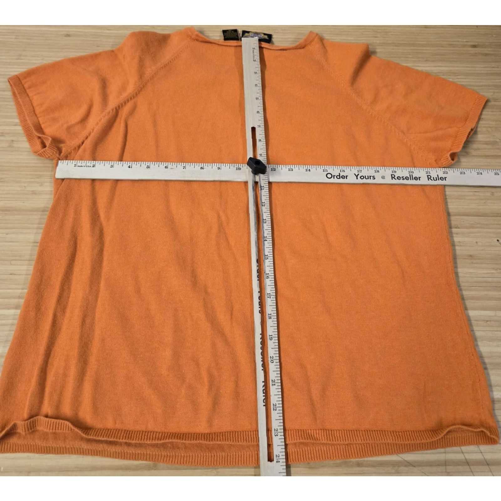 Harley Davidson Harley-Davidson Shirt Womens 1W Orange Embroidered Logo Short Sleeve Knit Tee Size XL / US 12-14 / IT 48-50 - 5 Thumbnail