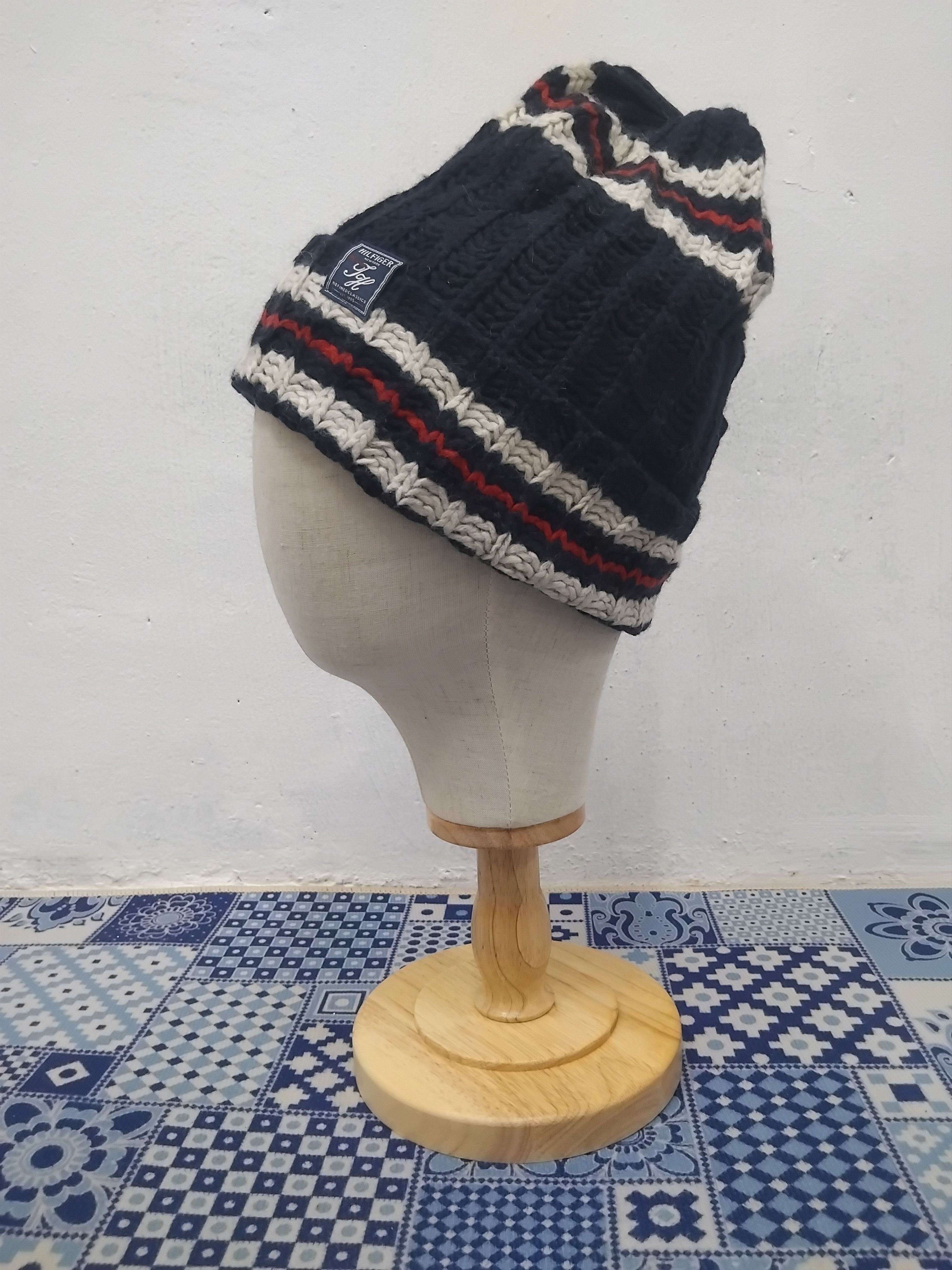 Tommy Hilfiger 💥Tommy hilfiger blue red beanie Size ONE SIZE - 6 Thumbnail