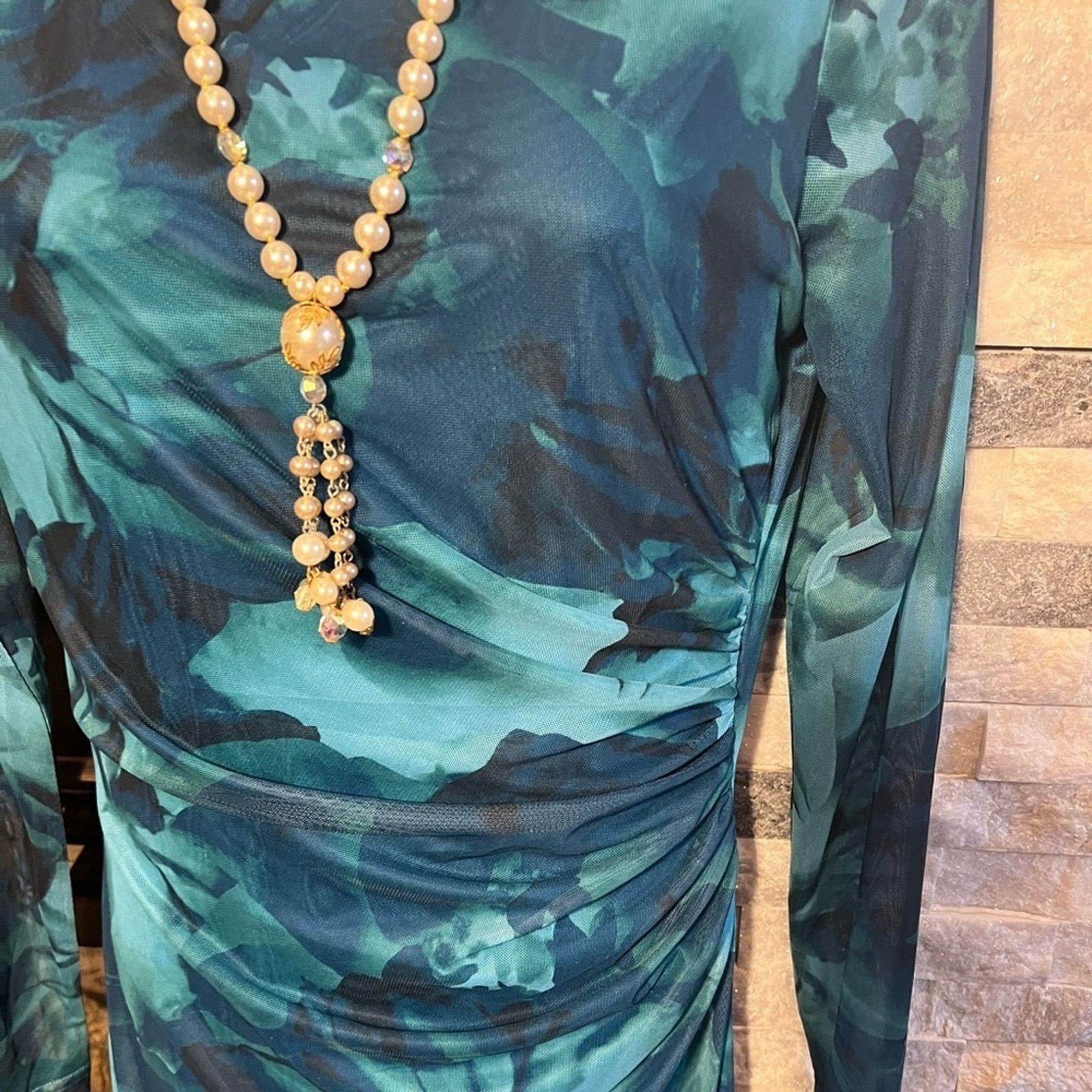 & Other Stories Pretty Garden Women's Midi Bodycon Dress – Size M Size M / US 6-8 / IT 42-44 - 3 Thumbnail