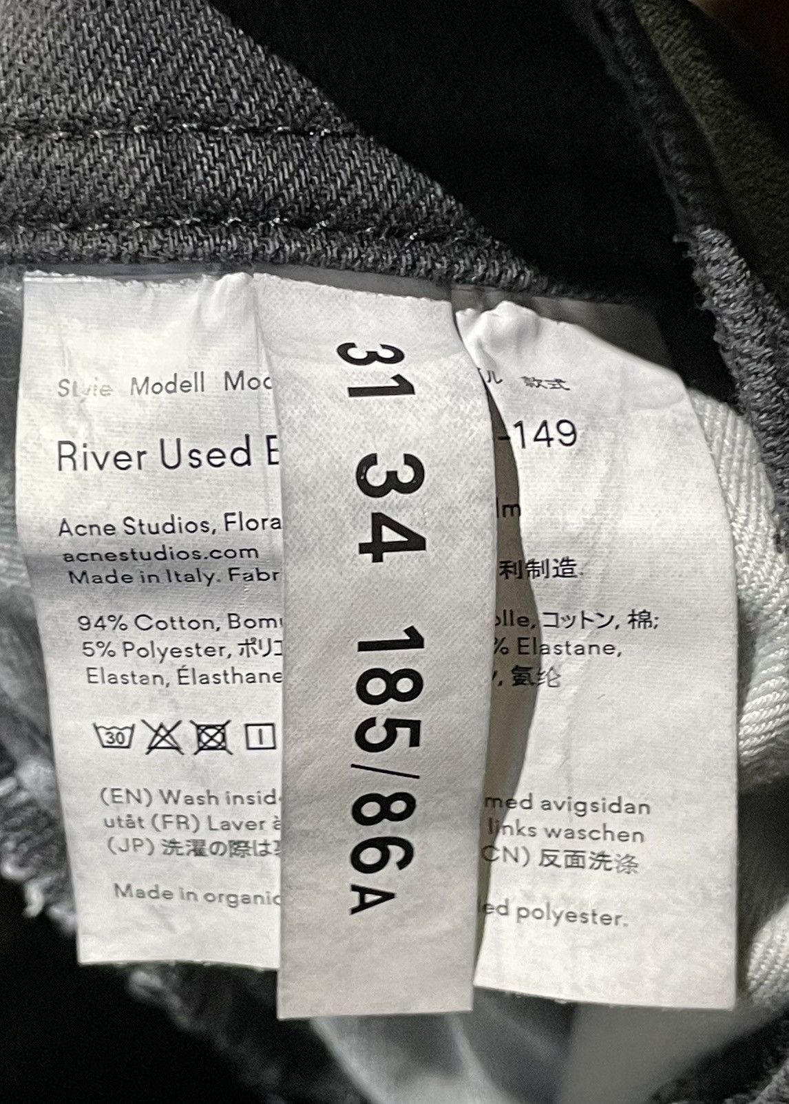 Acne Studios Acne Studios REGULAR FIT JEANS - 2021M Size US 31 - 8 Thumbnail