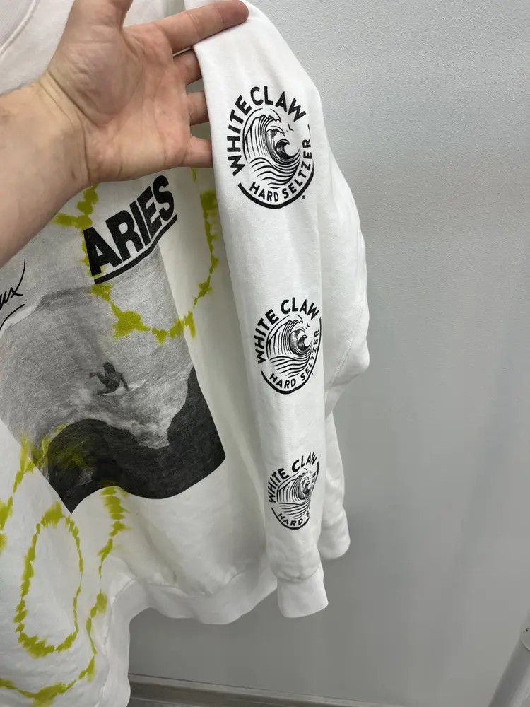 Aries Aries x White Claw Cotton Crewneck Sweatshirt Size US XL / EU 56 / 4 - 3 Thumbnail