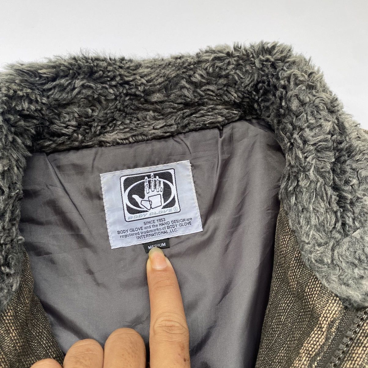 Body Glove × Mambo × Quiksilver 1990s-Body Glove Canvas Detroit Fur Collar Jacket Size US M / EU 48-50 / 2 - 7 Thumbnail