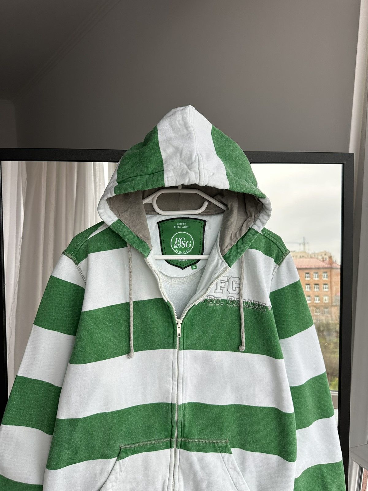 Vintage Vintage Jako FC St.Gallen Cotton Unisex Zip Hoodie Size US S / EU 44-46 / 1 - 2 Thumbnail