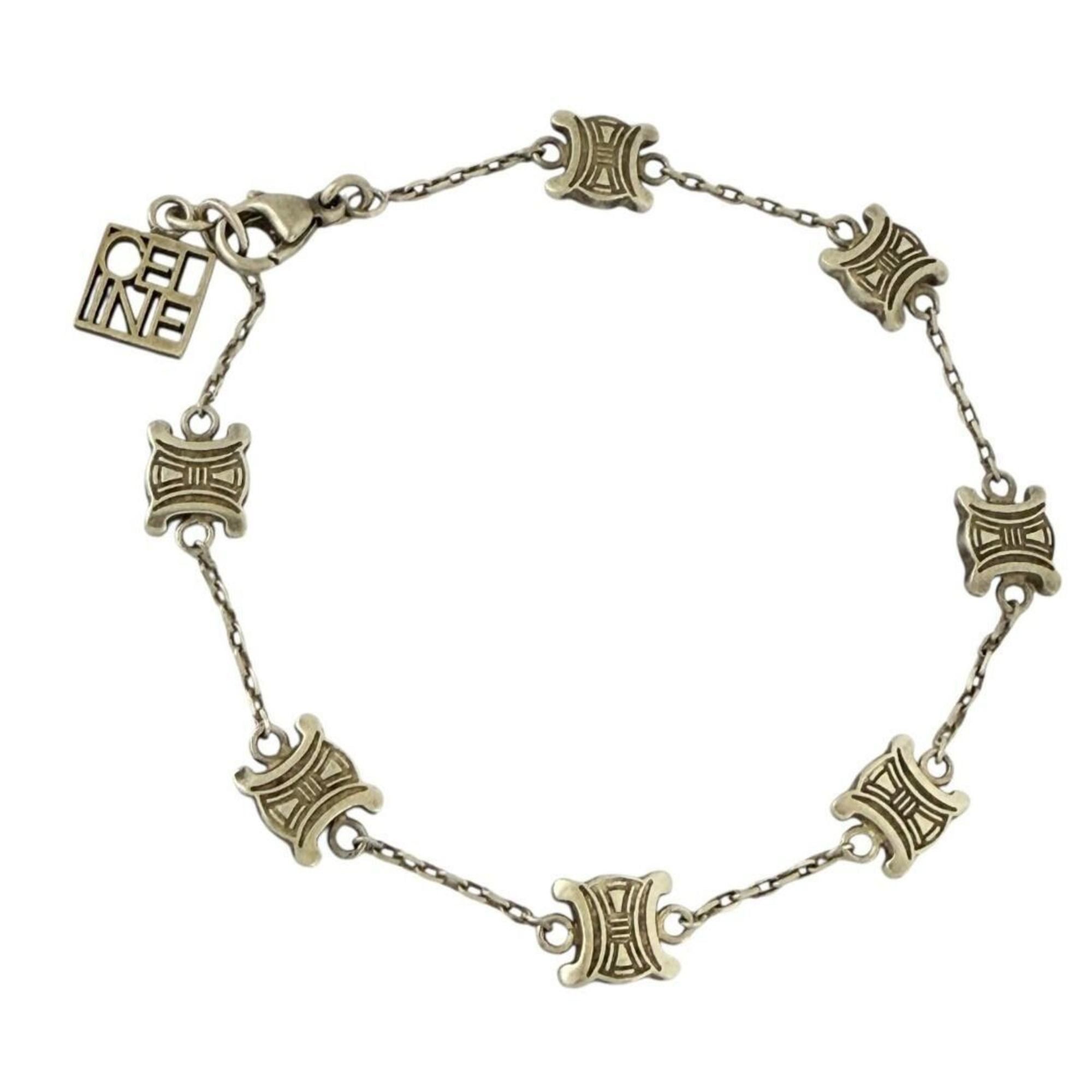 Celine Celine Station Bracelet for Men and Women, Macadam, Gold Size ONE SIZE - 1 Thumbnail