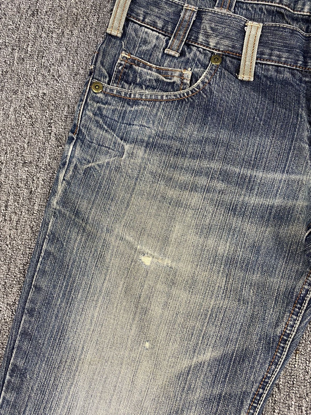 If Six Was Nine × Japanese Brand Back Rush Flare Double Waist Jean Size US 35 - 5 Thumbnail