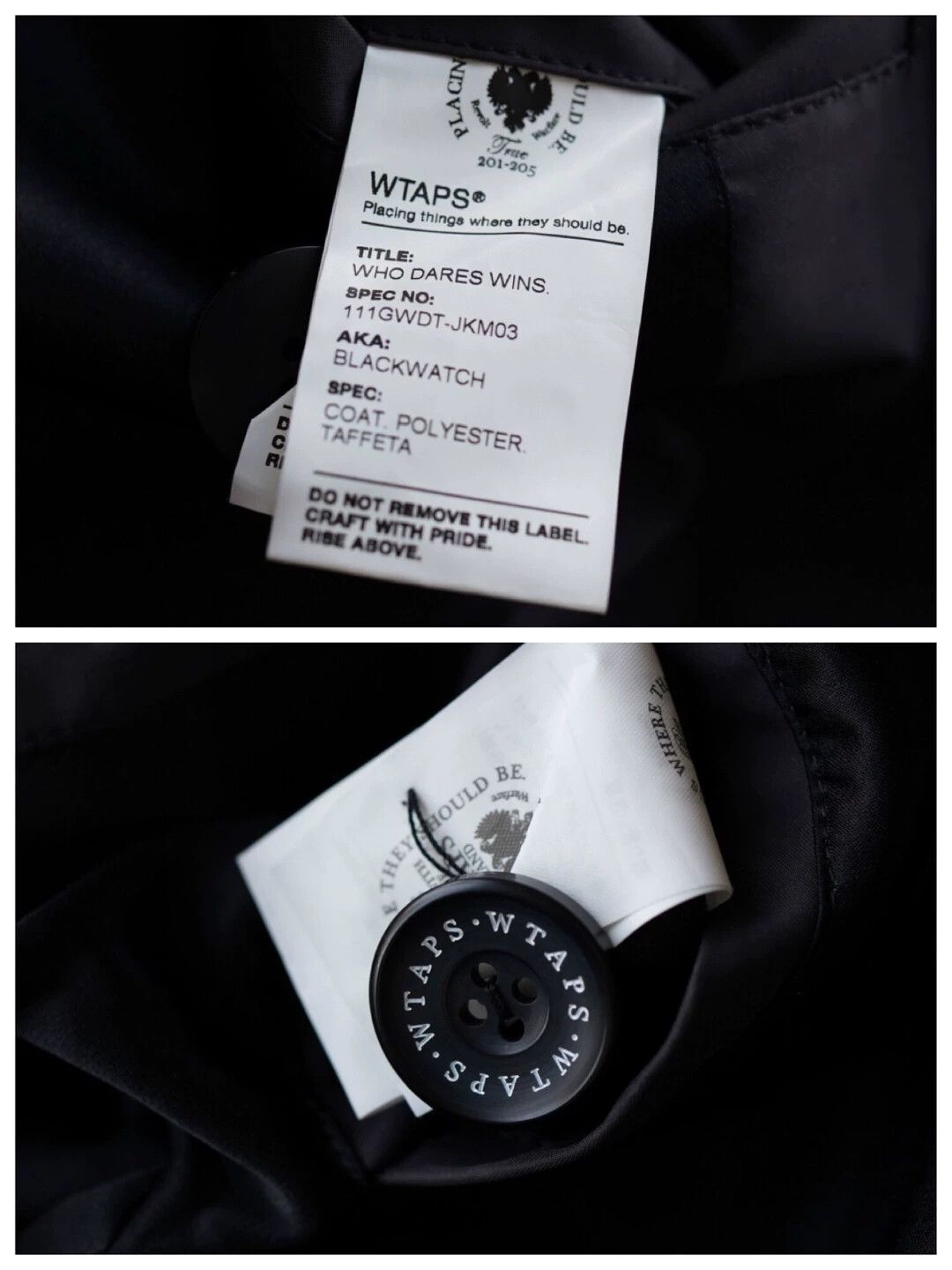 Wtaps WTAPS 11SS Double Breasted Padded Coat S (New) Size US S / EU 44-46 / 1 - 9 Thumbnail