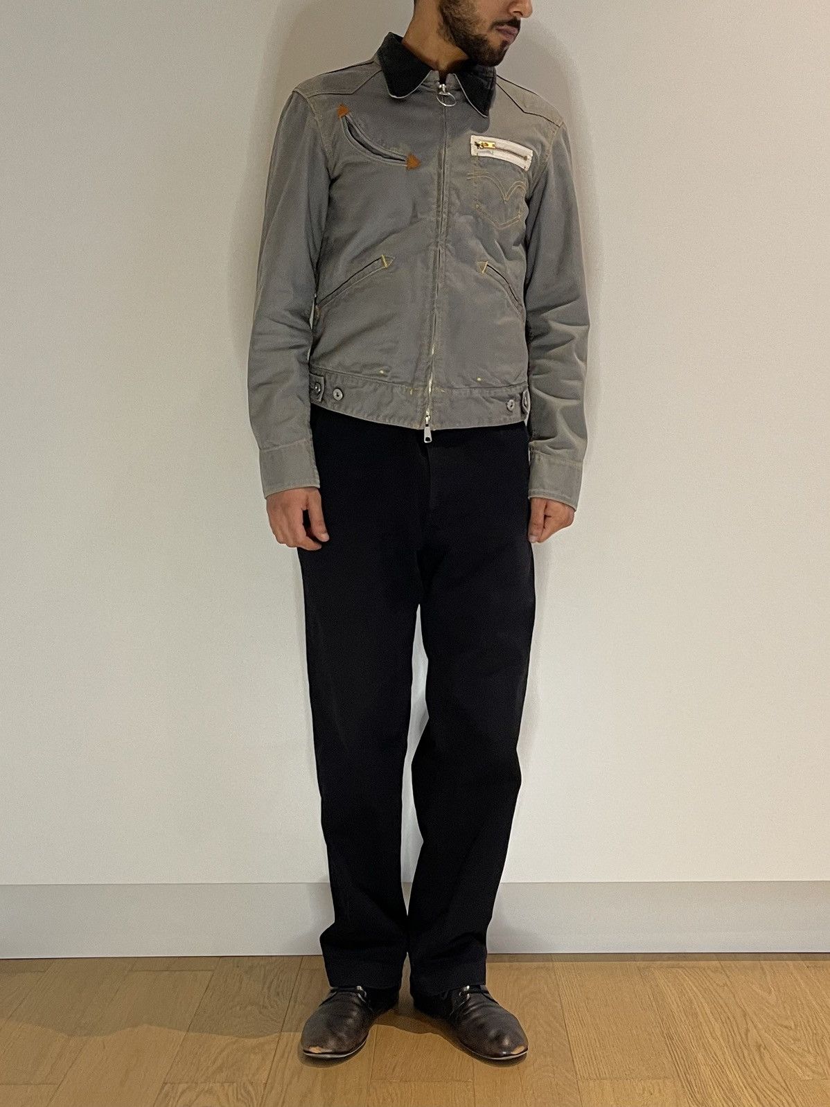 Number (N)ine Levi's Lefty Jean by Takahiro Kuraishi Cropped Zip Jacket Size US S / EU 44-46 / 1 - 5 Thumbnail